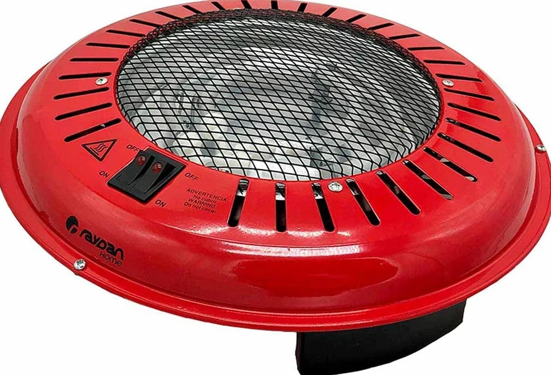 Home Brasero Eléctrico, Rojo, 800W, One Size UBOON