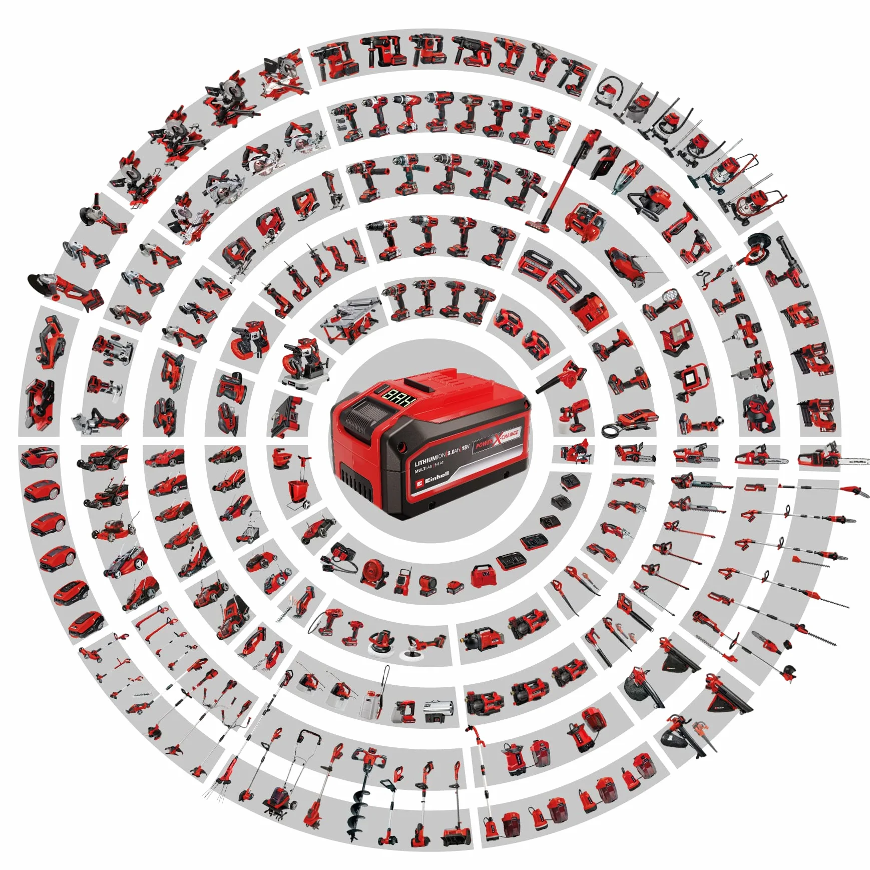 Einhell GE-ST 36/40 Li E-Solo Power X-Change - Extractor de Nieve con batería (Ion de Litio, 36 V, Ancho de Trabajo 40 cm, Altura máxima de la Nieve 20 cm, Entrega sin baterías y sin Cargador)