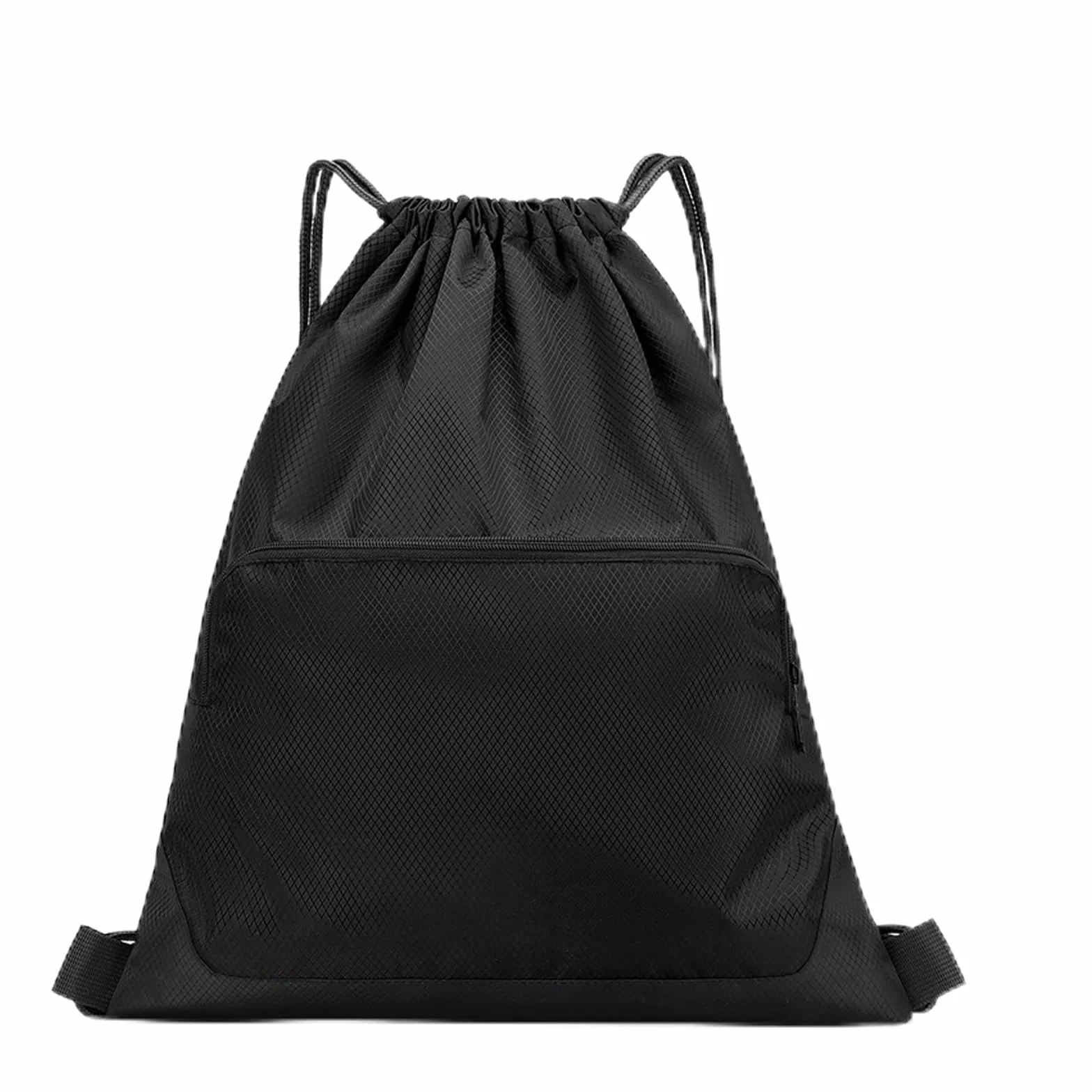 Mochila Impermeable Deportiva con Cordón, Bolsa de Gimnasio Gran Capacidad, Saco de Cuerdas para Hombre y Mujer