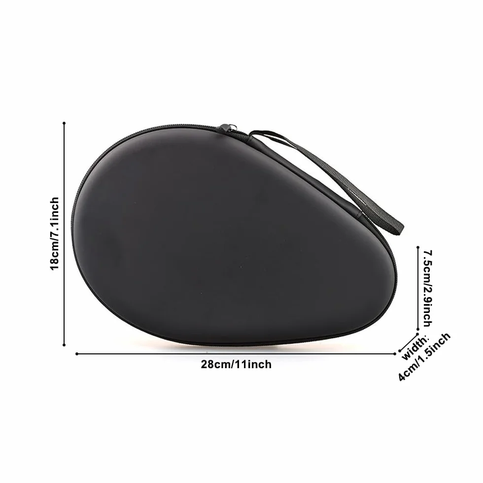 Funda para raqueta de tenis de mesa resistente al agua con cremallera