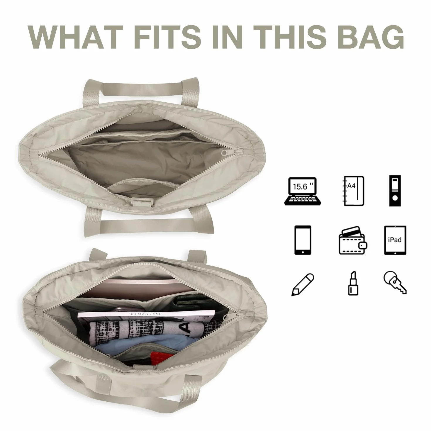 Bagsmart Bolsa de Viaje Grande Impermeable Mujer Multifuncional Deporte Equipaje de Mano
