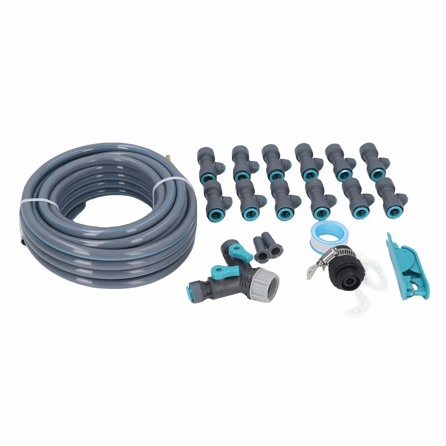 de riego de jardín, kits de riego por goteo automático, equipo de césped para Patio con gotero ajustable, manguera de 10m