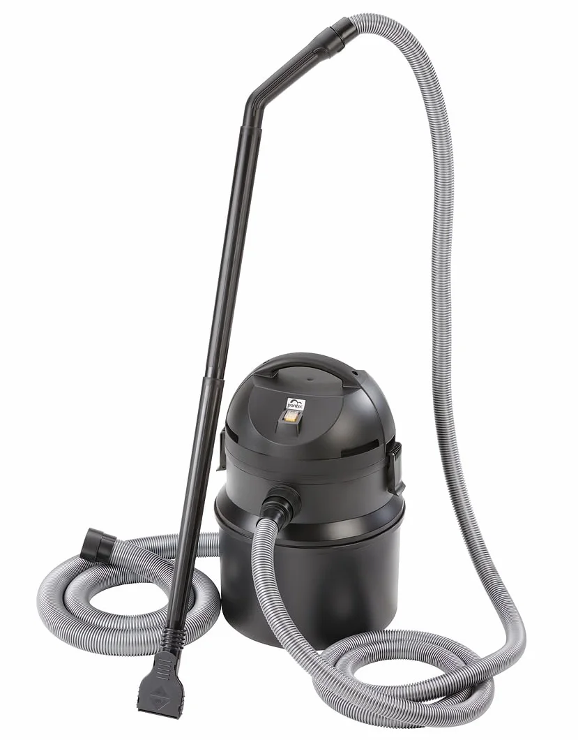 Pontec 50754 PondoMatic 1400 W, 3000 l/h - Aspirador de lodos de estanque para una limpieza fácil y eficaz de estanque de jardín, estanque de natación, estanque de peces, piscina