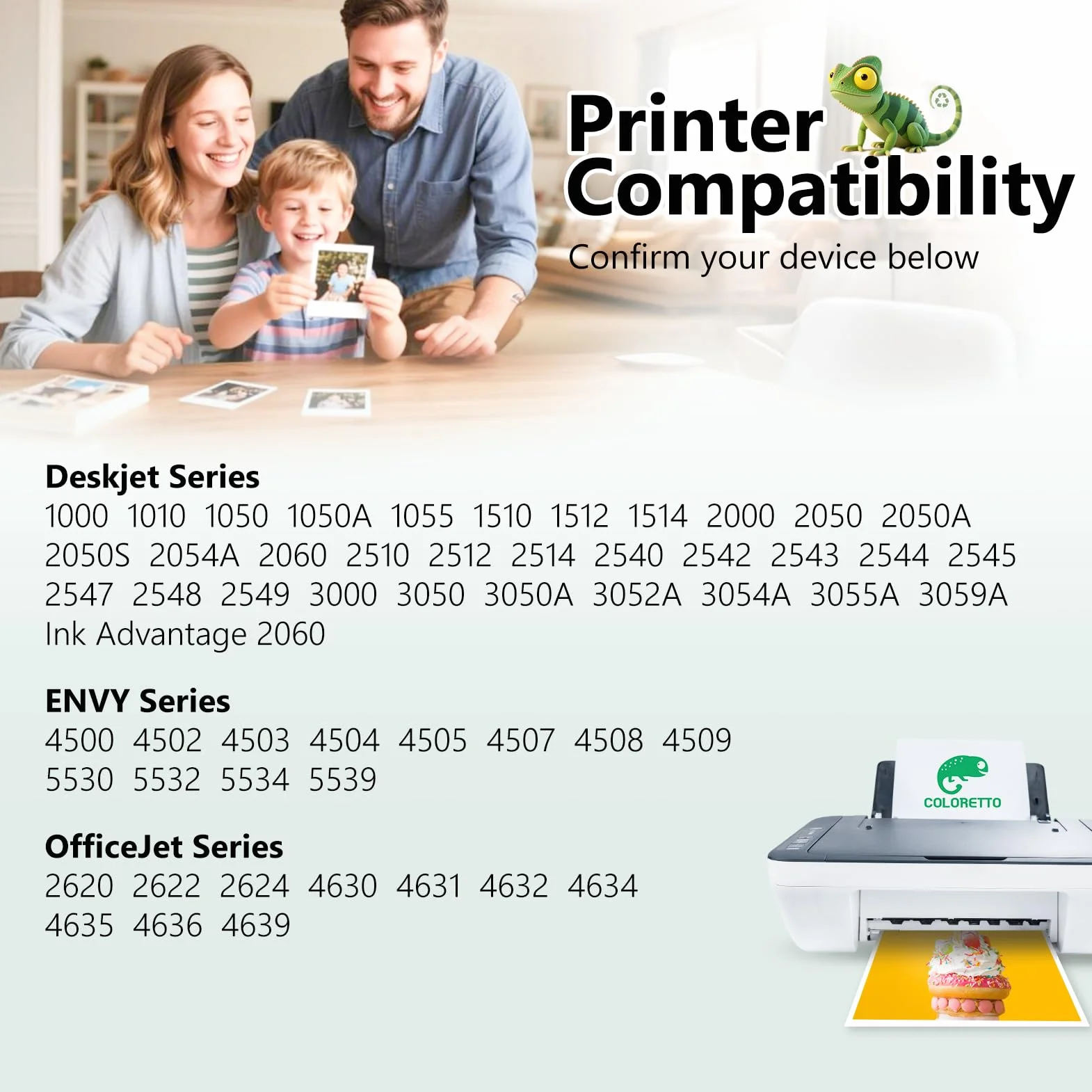 COLORETTO 301XL Cartuchos de Tinta para HP 301 DeskJet Envy Officejet Negro y Color