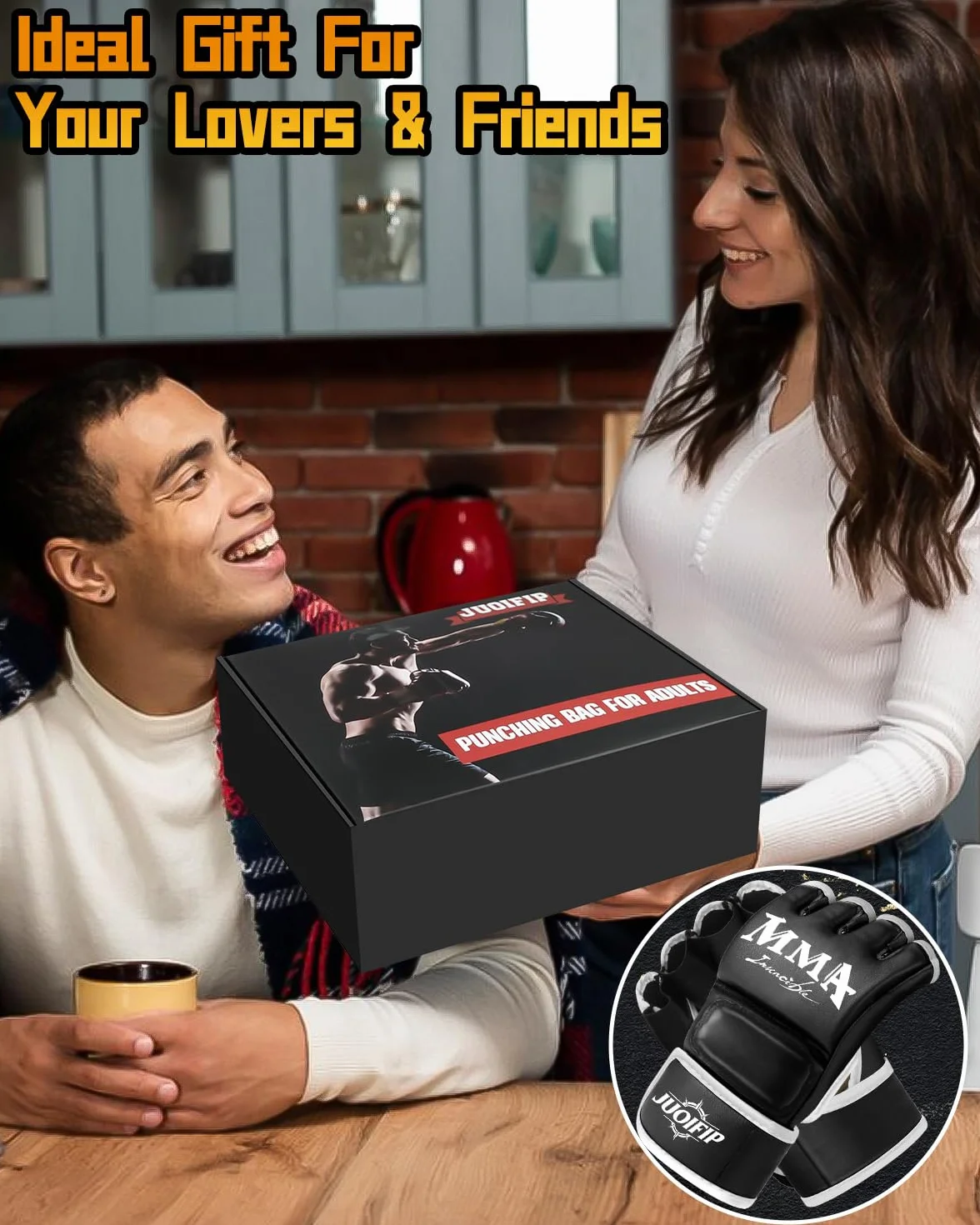 Saco de Boxeo Adulto, Punching Ball para Ejercicio en Casa