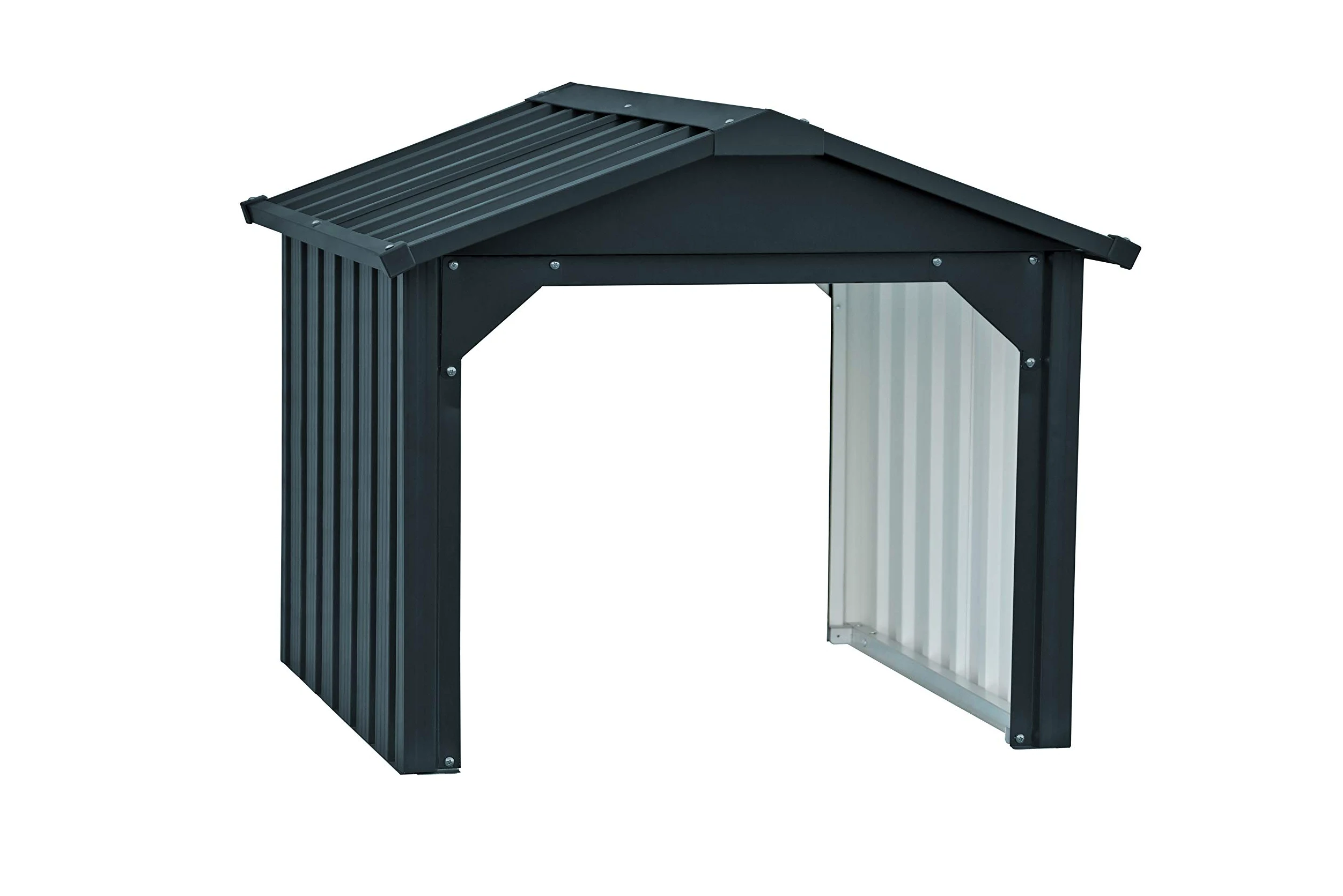 Duramax - caseta cobertizo jardín - ROBOSHED - Metal - color gris antracita