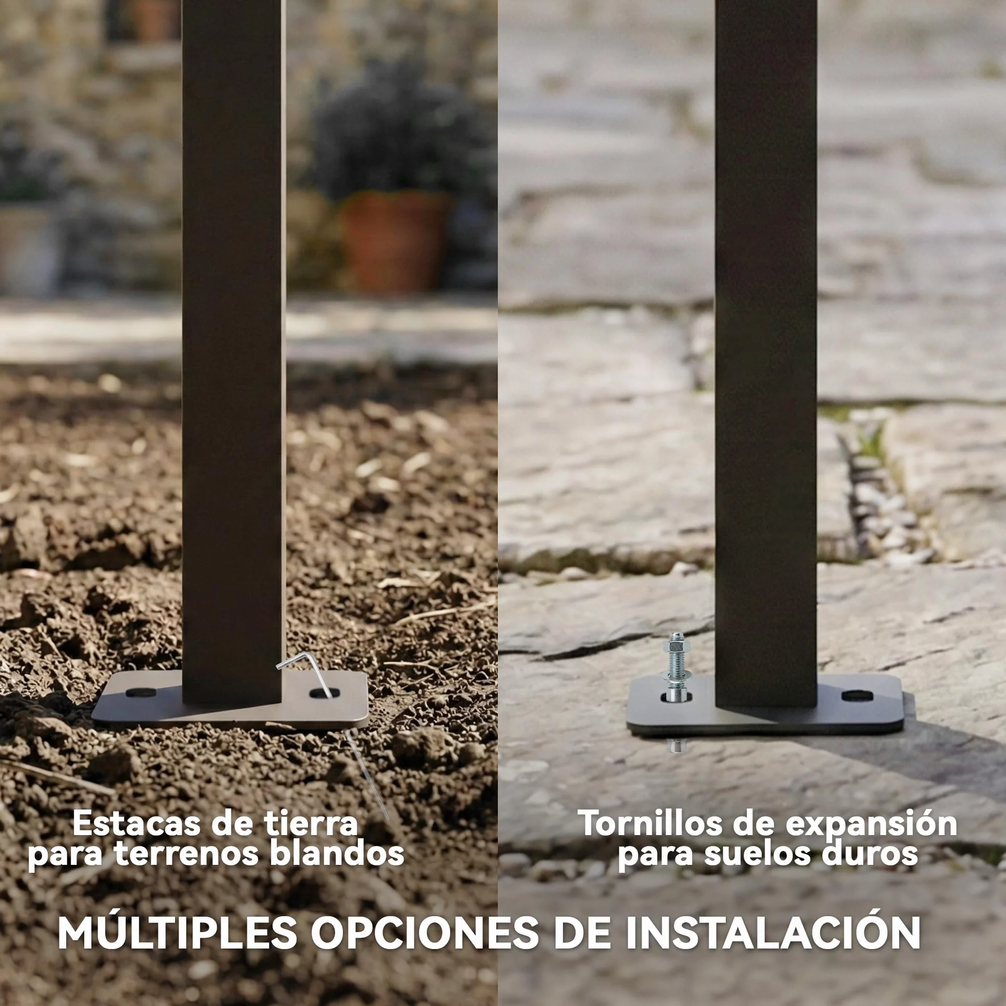 Outsunny Pérgola de Pared de Jardín 3x3 m, Cenador de Jardín con Techo Retráctil, Protección UPF30+, Orificios de Drenaje y Estructura Metálica, Pabellón para Patio, Terraza, Exterior, Blanco Crema
