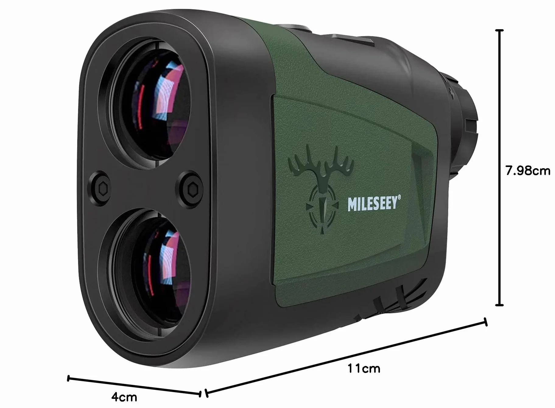 MiLESSY Telémetro Caza Golf 800M Distancia Vertical Horizontal Ángulo Modo Escaneo Velocidad Lluvia Niebla 6X