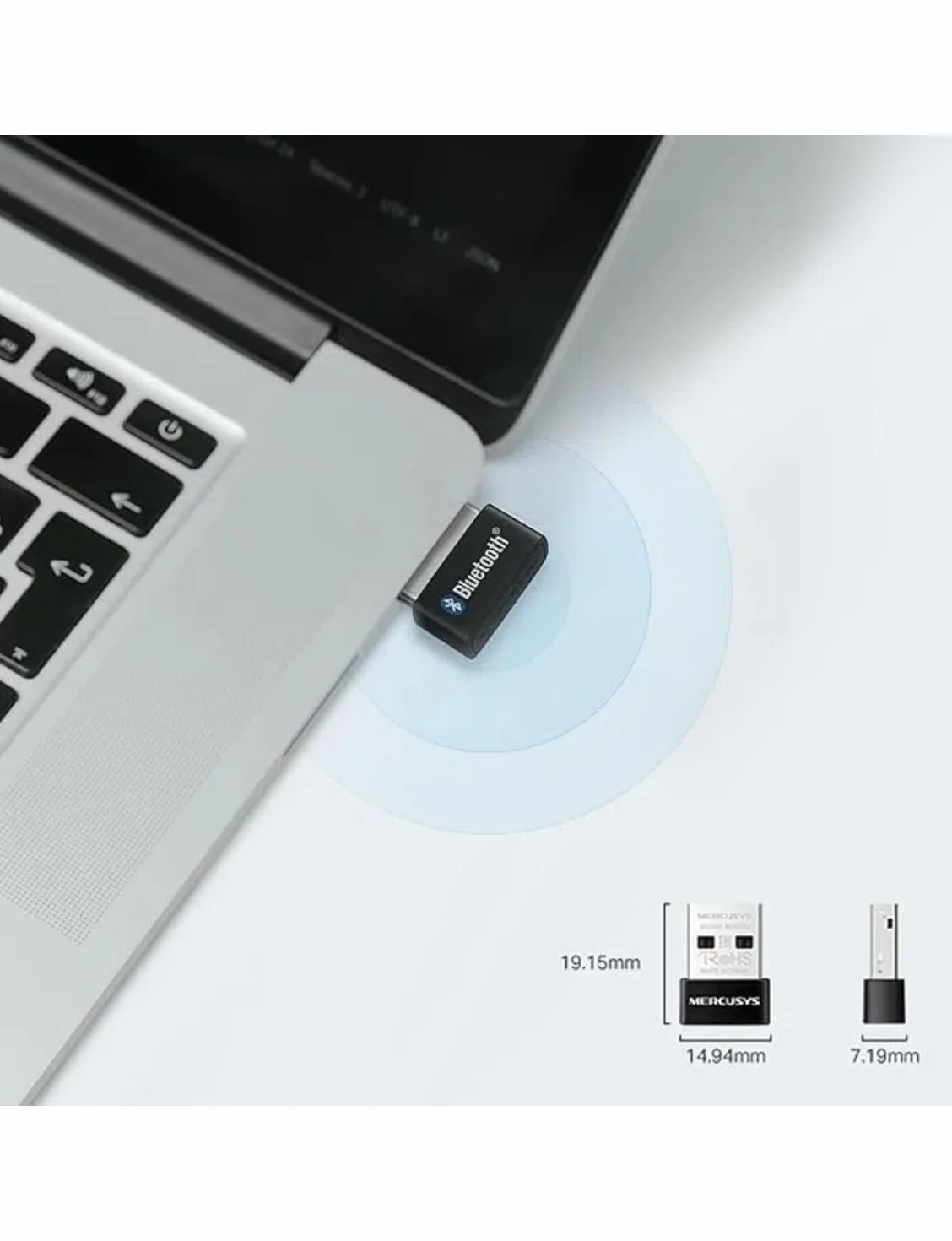 Mercusys MA530 Adaptador USB Bluetooth 5.4 Nano Inalámbrico para PC Portátil
