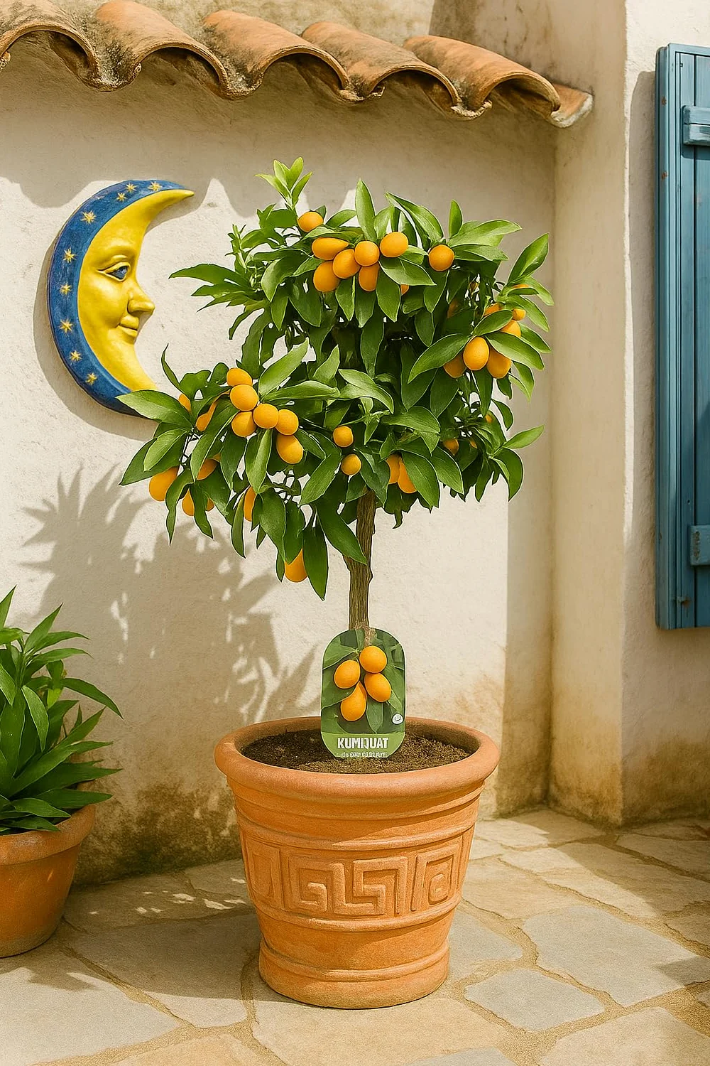 Garden Center Shop | Kumquat en Maceta 80 cm | Naranjo Chino Fortunella Japonica | Frutal Decorativo | Ideal para Jardín, Terraza o Interior