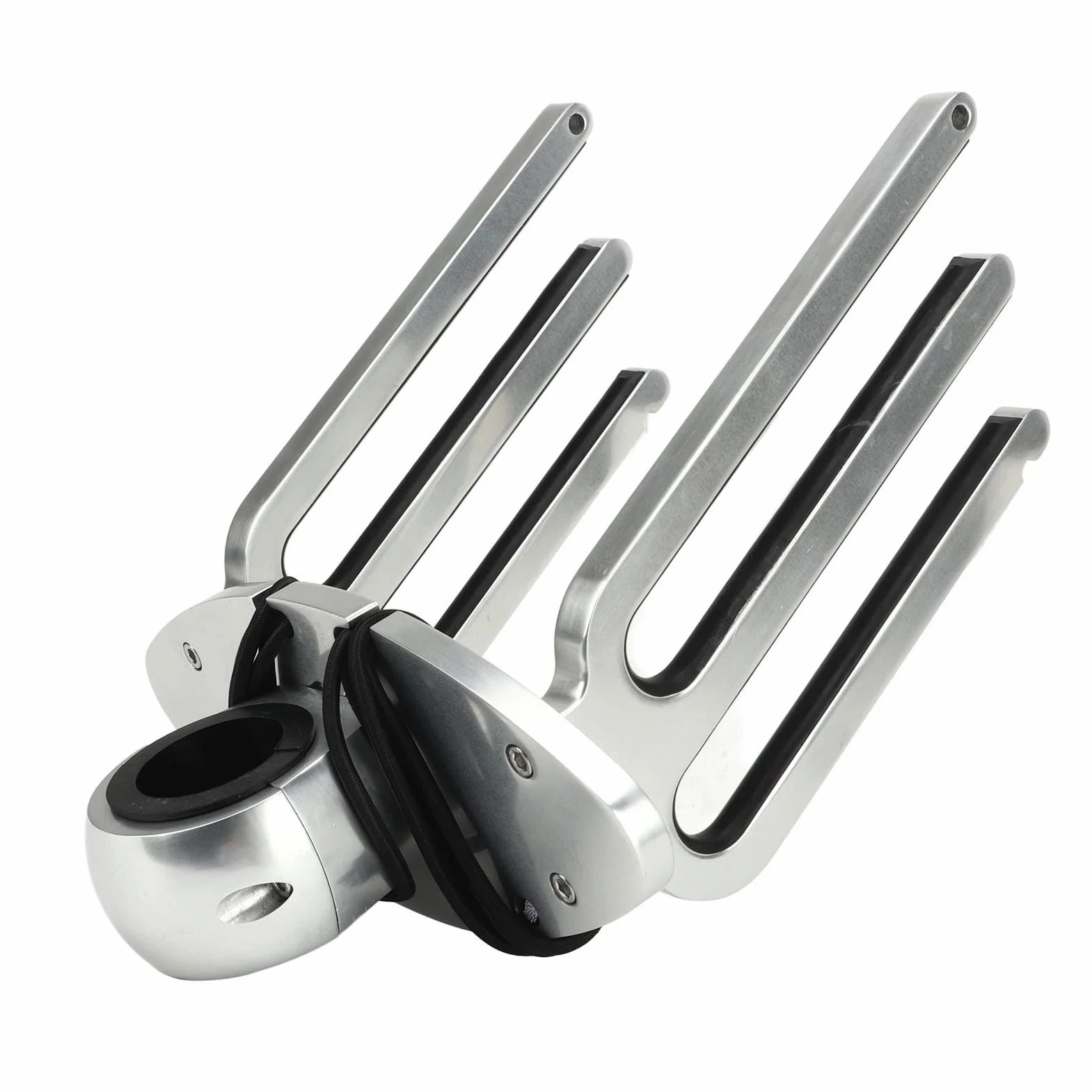 Guarderilla de la Torre de Wakeboard Soporte de Aluminio Pulido para Tubos de 0.89-2.48 Pulgadas