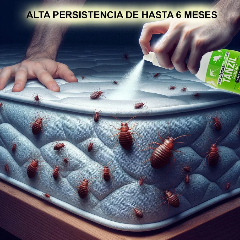 ACETAMIPRID Spray Anti Ácaros y Anti Chinches e Insectos en Tejidos | Insecticida para Maletas de Viaje | Persistencia de 6 meses | 250ml
