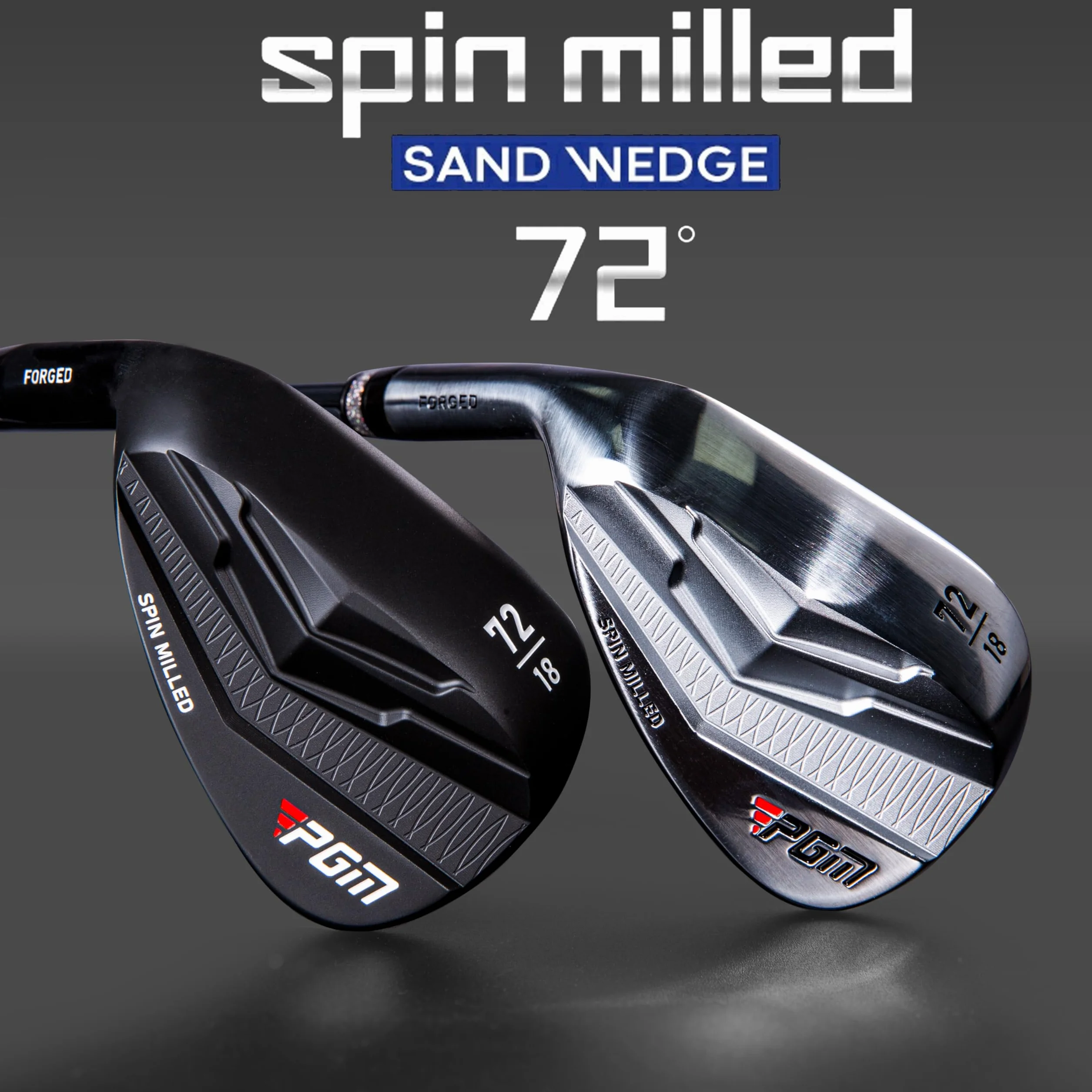 PGM Cuña de arena 72 grados para zurdos CNC Bunker Buster Golf