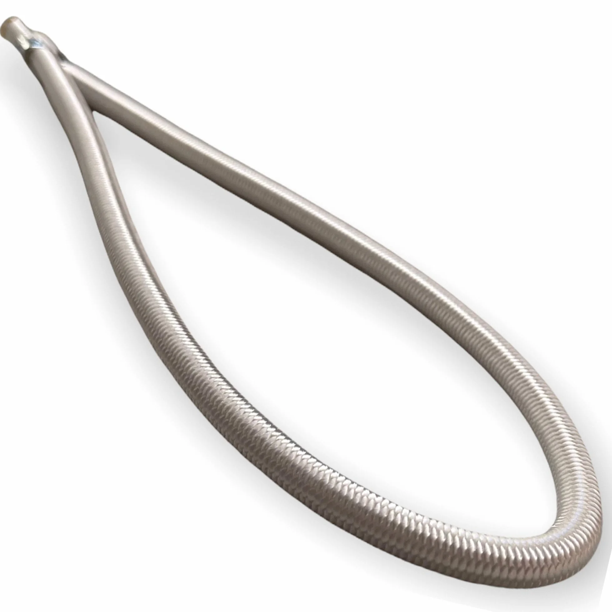 Teletoldo – Tensor elástico para cobertor de Piscina ● Pack de 30 Unidades ● Cuerda de Goma 8 mm con Grapa de Acero Inoxidable ● Blanco – Alta Resistencia Exterior