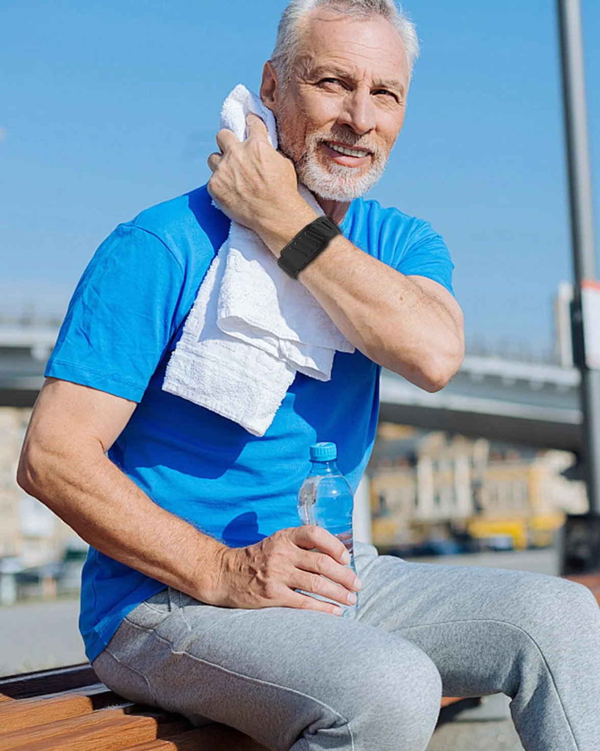 Pulseras Deportivas Compatibles con WHOOP 5.0, Correas de Repuesto Ajustables