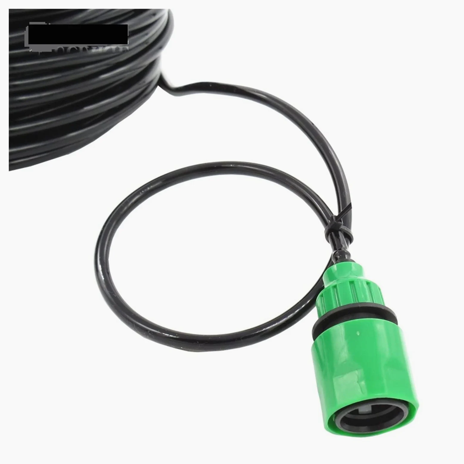 KKXXYQFC Manguera de agua para jardín de 10/20/25/40 metros, 4/7mm, con conector rápido, tubo de riego por nebulización por microgoteo, PVC 1/4; Nuevo ampliamente utilizado (transparente, 50 m (164,04