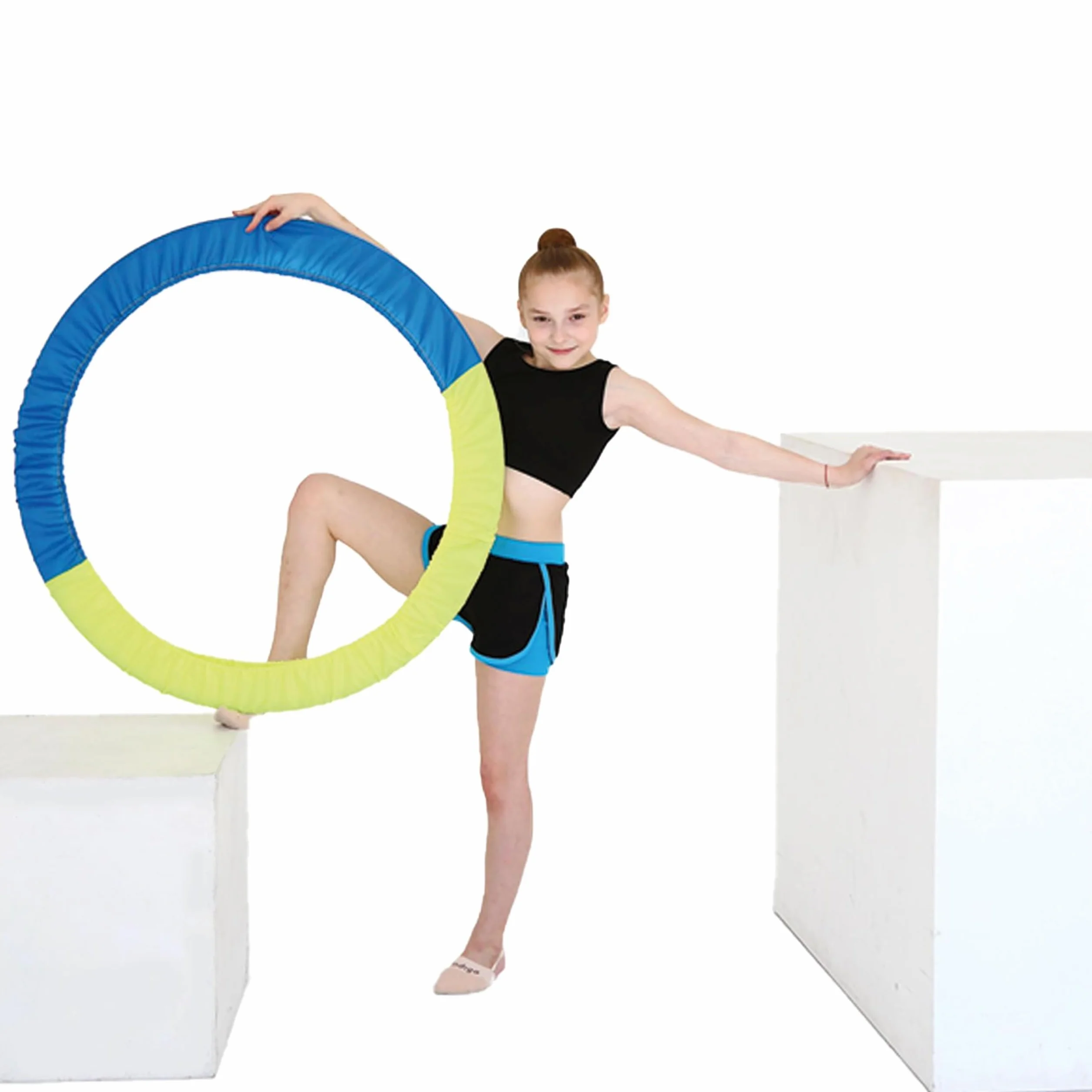 DRUNA Funda de Aro de Gimnasia Rítmica Indigo 60-90 cm Universal