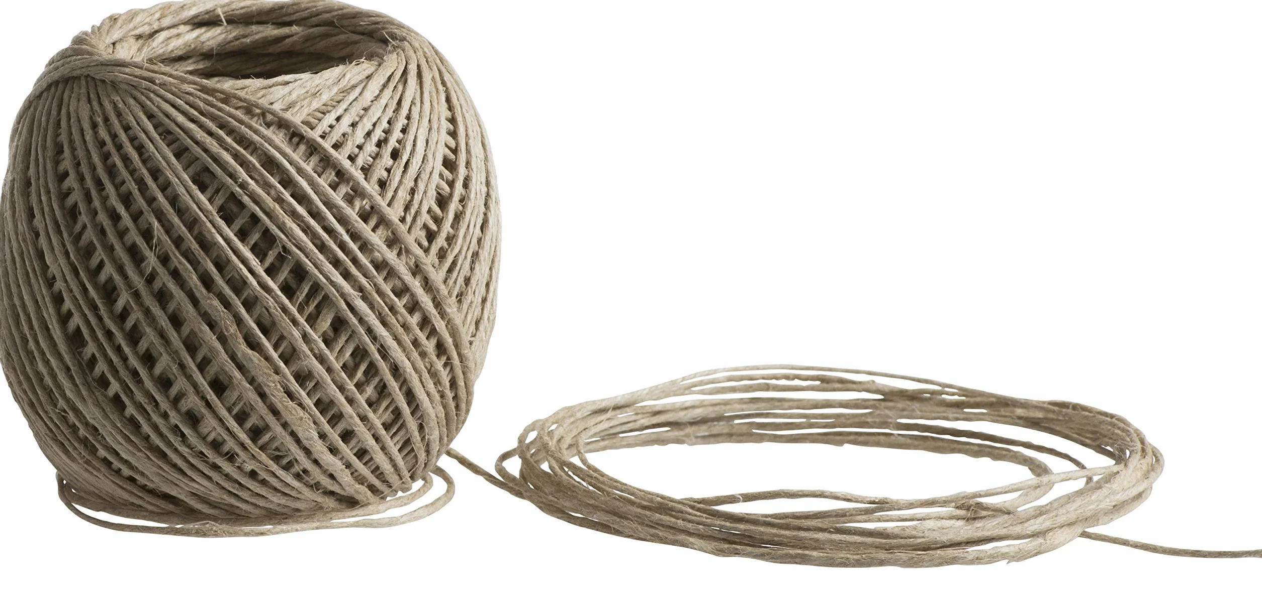 Windhager Cuerda de jardín de Lino, Cuerda de Yute, Cuerda de Yute, Cuerda Decorativa, Producto Natural Puro, 80 m x 1,5 mm, 06105