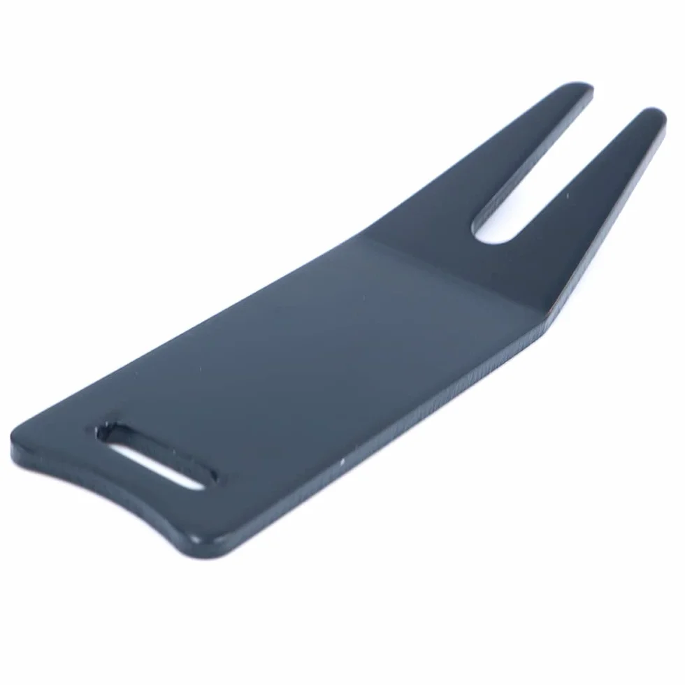 Aluminio Paquete de 2 Herramientas de Reparación de Divot de Golf Negro