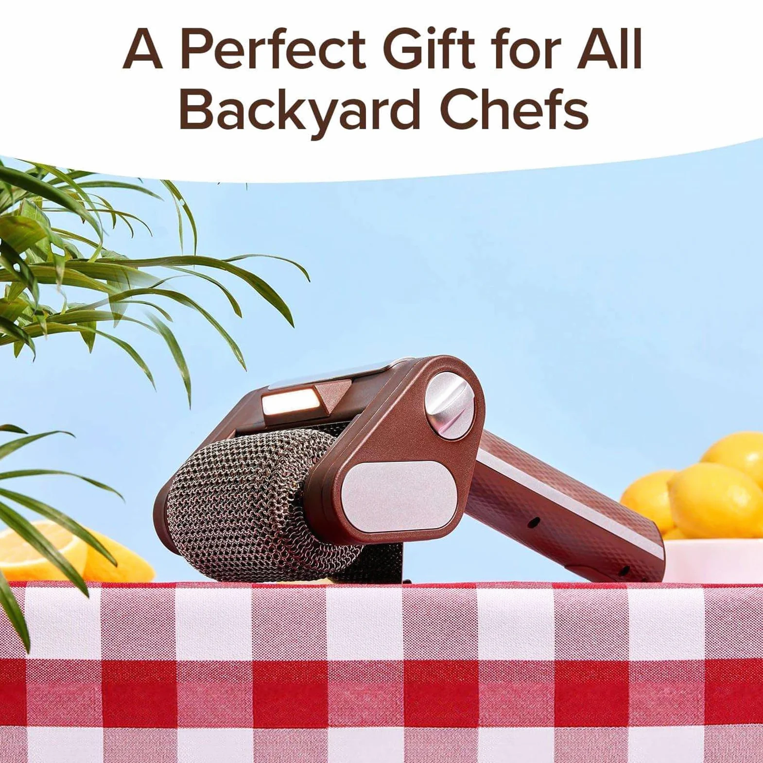 Cepillo eléctrico inalámbrico para parrilla con cabezal giratorio y luz LED, limpiador recargable para limpieza de parrilla de barbacoa, estufa de cocina, baño
