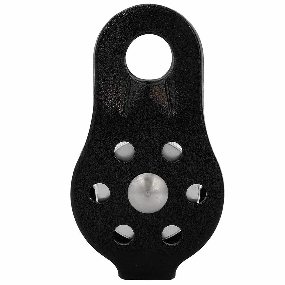 MAGT Polea De Escalada 26kN Aluminio Equipo Escalada Negro Transporte Acarreo