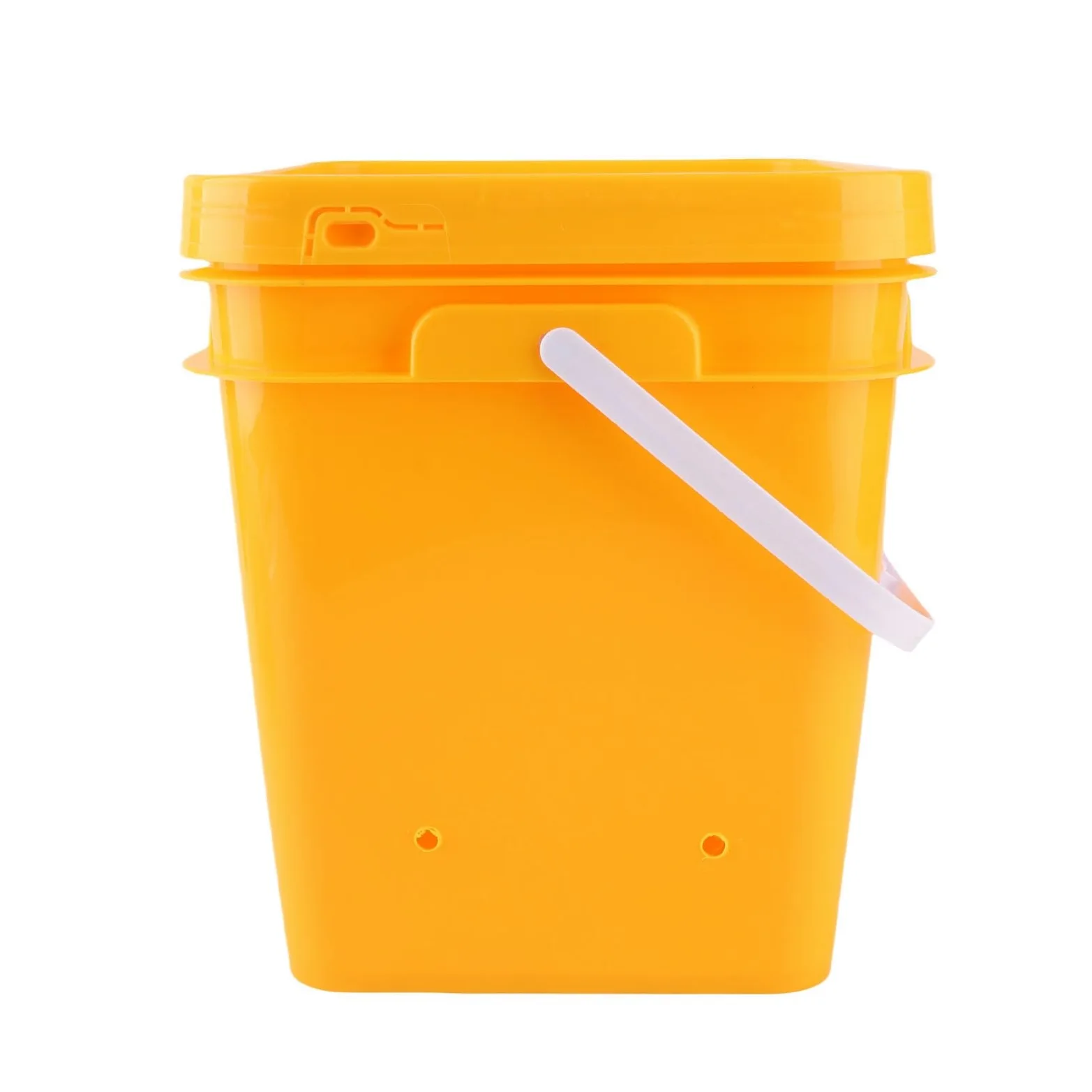 Generic Bebedero Automático para Pollos de Alta Capacidad con Cubo de Mano de 12 litros, de Riego por Gravedad para Codornices, Fácil Instalación, Plástico Duradero (Cubo + Tazón Azul Grande +