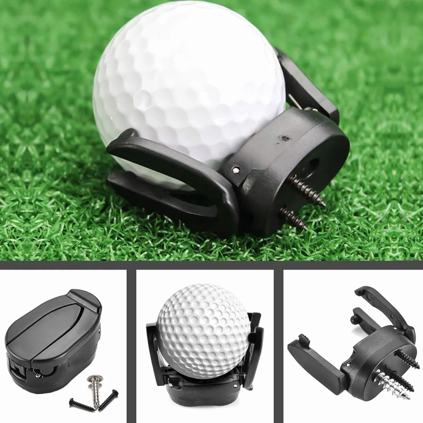 Mini Recuperador de Bolas de Golf Plegable, 4 Piezas, Accesorio de Plástico para Recoger Pelotas