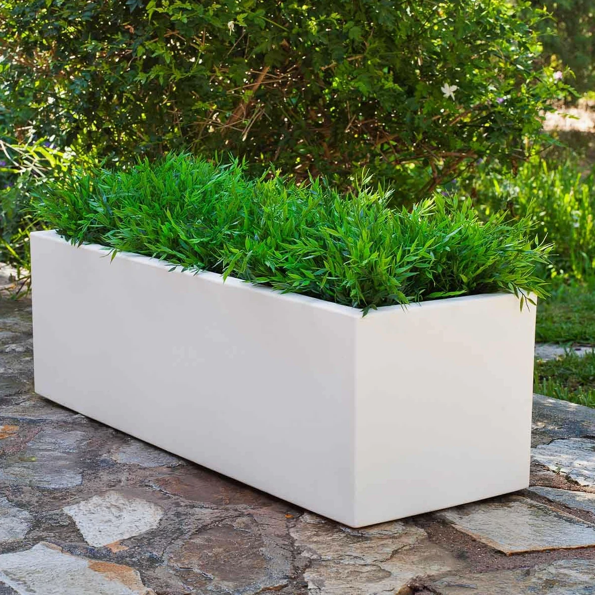 JARDINERA FIBRA 100CM X 35CM - .14 NEGRO