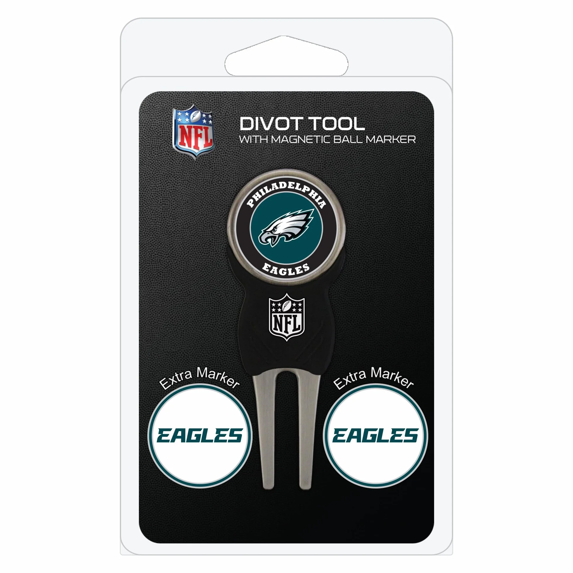 Team Golf NFL Horquilla Marcador Pelota Golf Magnético Doble Cara Esmaltado