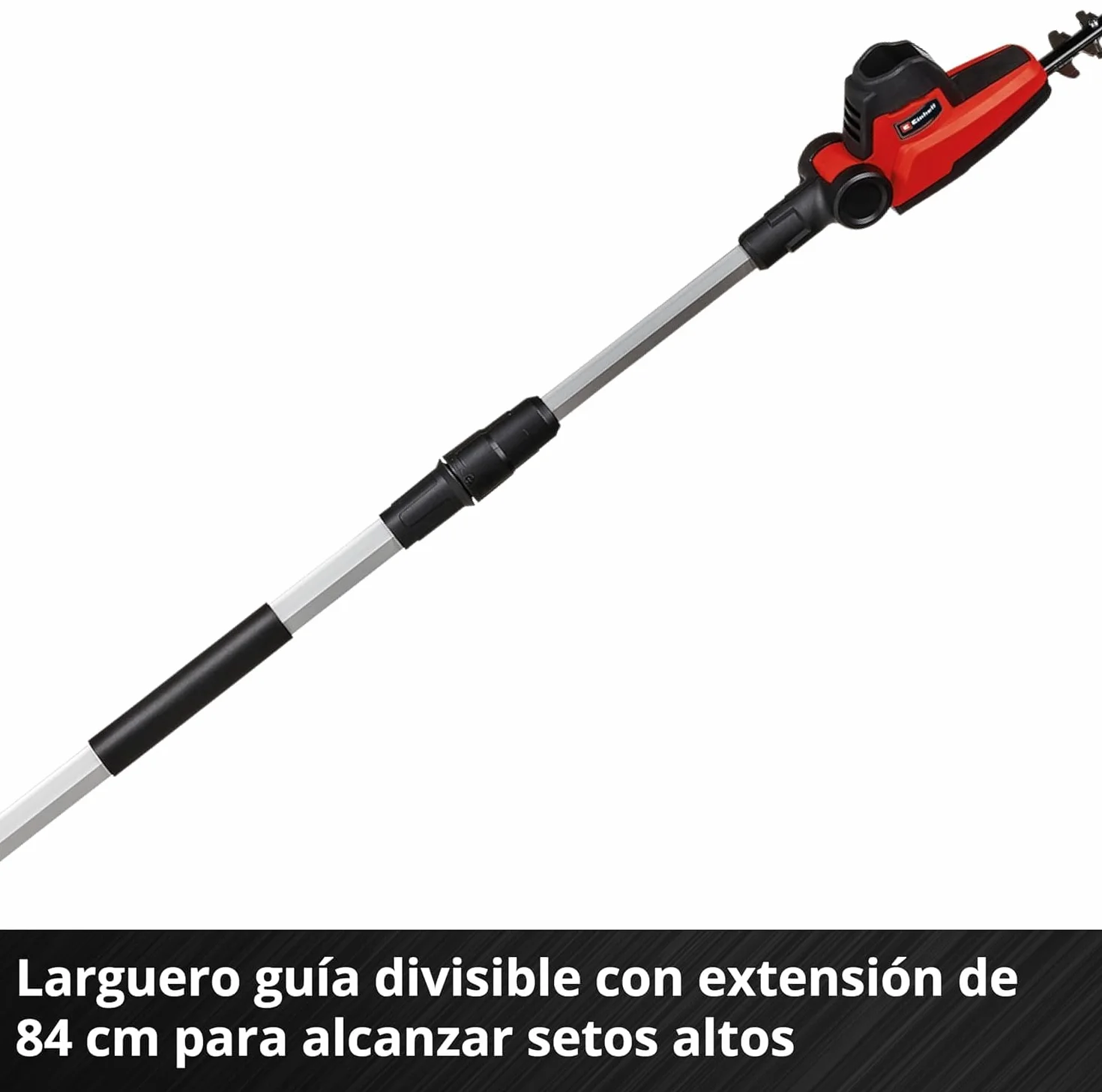 Einhell Cortasetos de Barra con batería GC-HH 18/45 Li T-Solo Power X-Change (Iones de Litio, 18 V, Agarre Principal Giratorio, Cabezal de Motor inclinable en 7 Posiciones, sin batería ni Cargador)