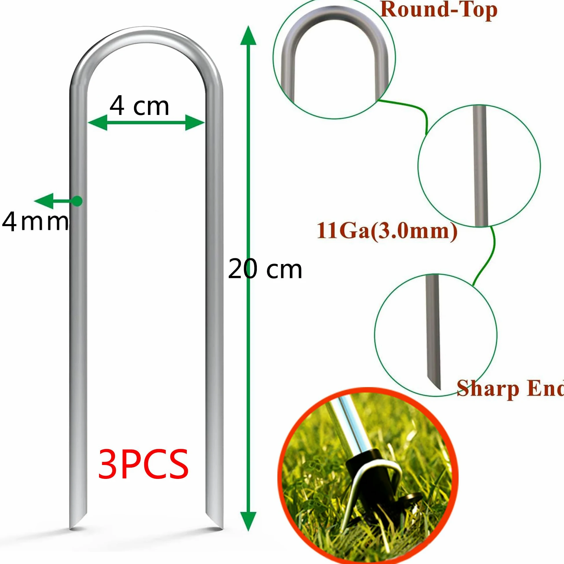 Aspersor riego por Pulso,Accesorio para Sistema de riego,Giratorio trípode aspersor,360 °rotación,rociadores de jardín con Conectores de Manguera rápidos para jardín,céspedes