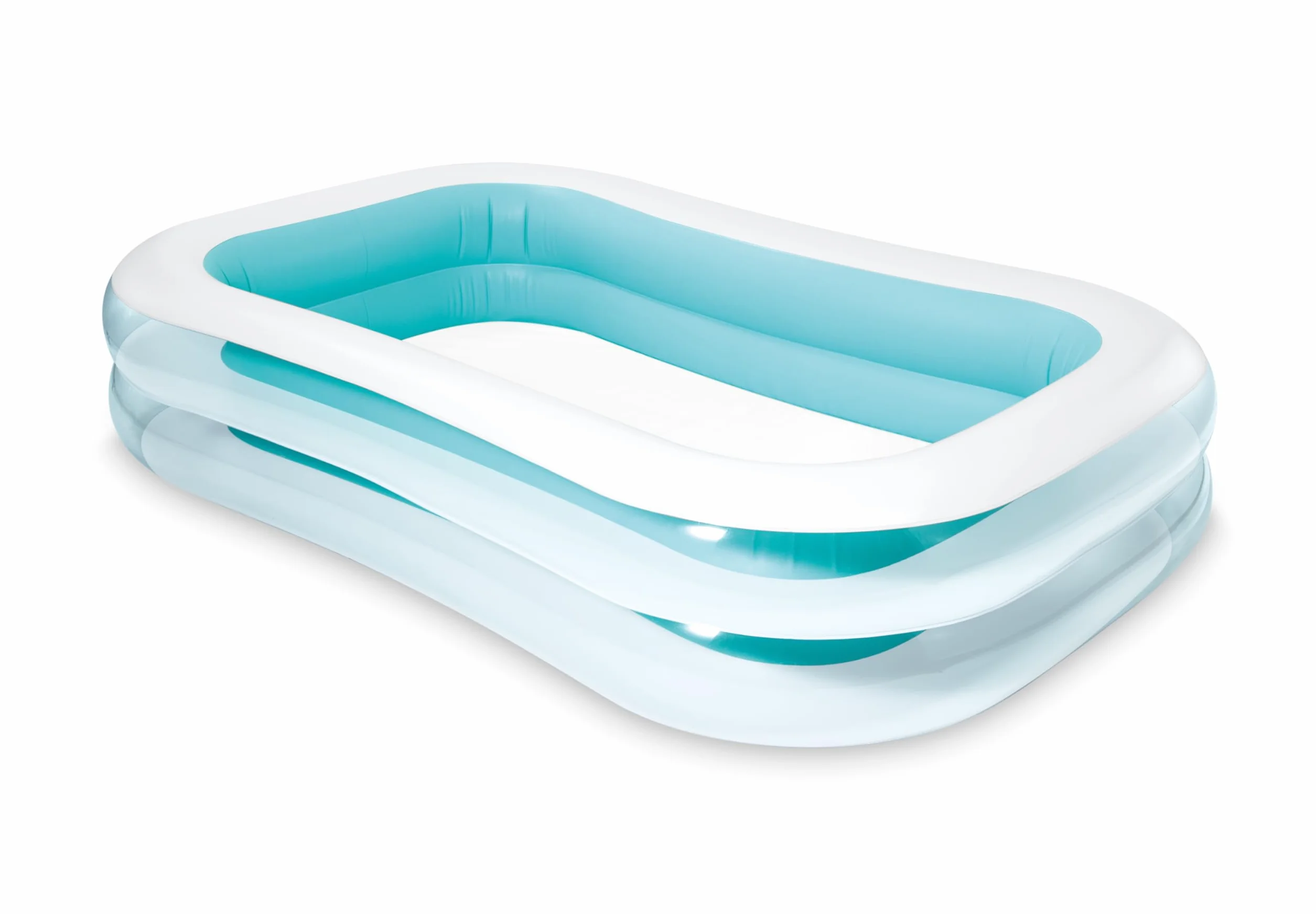 INTEX 56483NP - Piscina Hinchable Rectangular 262x175x56 cm - 770 l, Color Azul