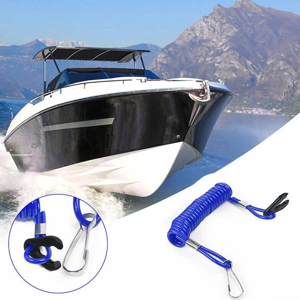 Cuerda de seguridad flotante con llave de parada para motores fueraborda Honda