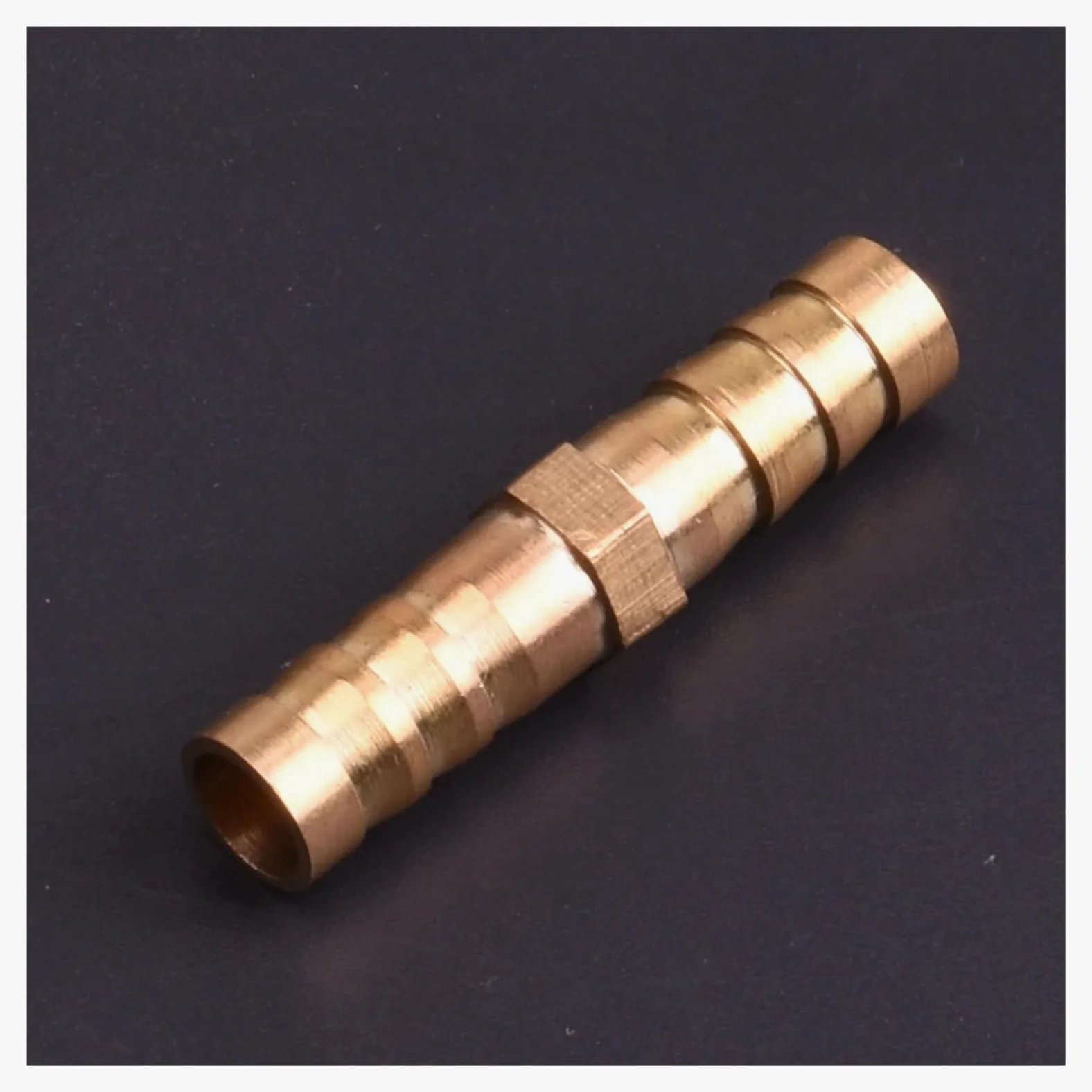 Adaptador Manguera Ducha Manguera Recta de latón, Accesorio tubería con púas Iguales, 3,0mm, 4mm, 5mm, 6mm, 8mm, 10mm, 16mm, 19mm, 25mm, Adaptador Conector acoplador Cobre y Gas | 5 Pcs,16-12mm
