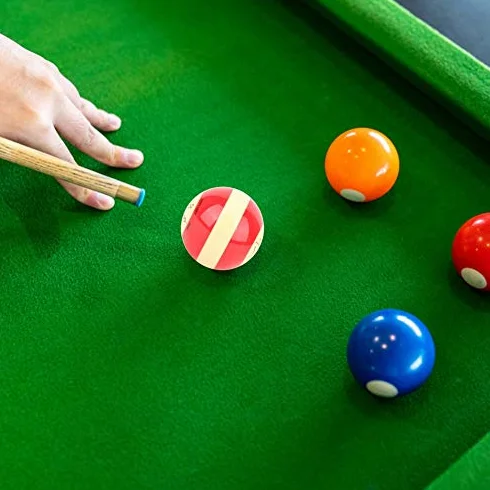 Bola de Billar de Entrenamiento Práctica Accesorio Asistencia Portátil Reemplazo para Pool Americano Eight