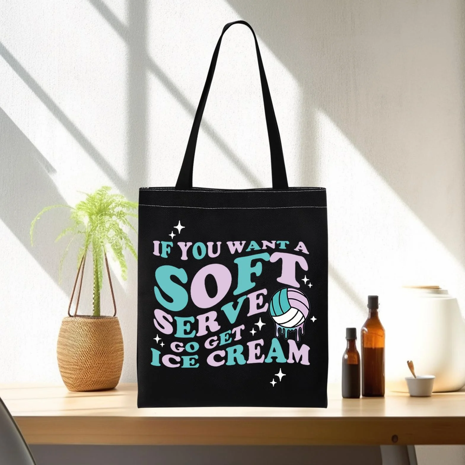 Bolsa de voleibol "If You Want A Soft Serve, Go Get Ice Cream" para jugador