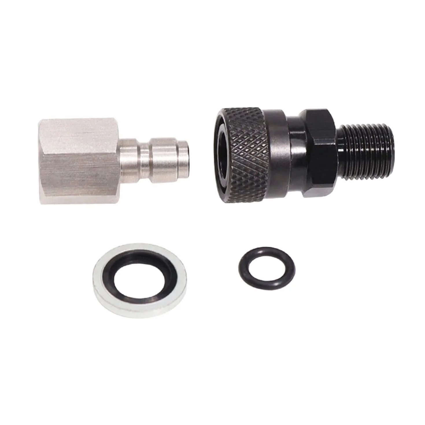 EsportsMJJ 1/8 Pulgadas BSP Liberación Rápida Acoplador Conector Adaptador Inflable Kit para Rifles de Aire PCP