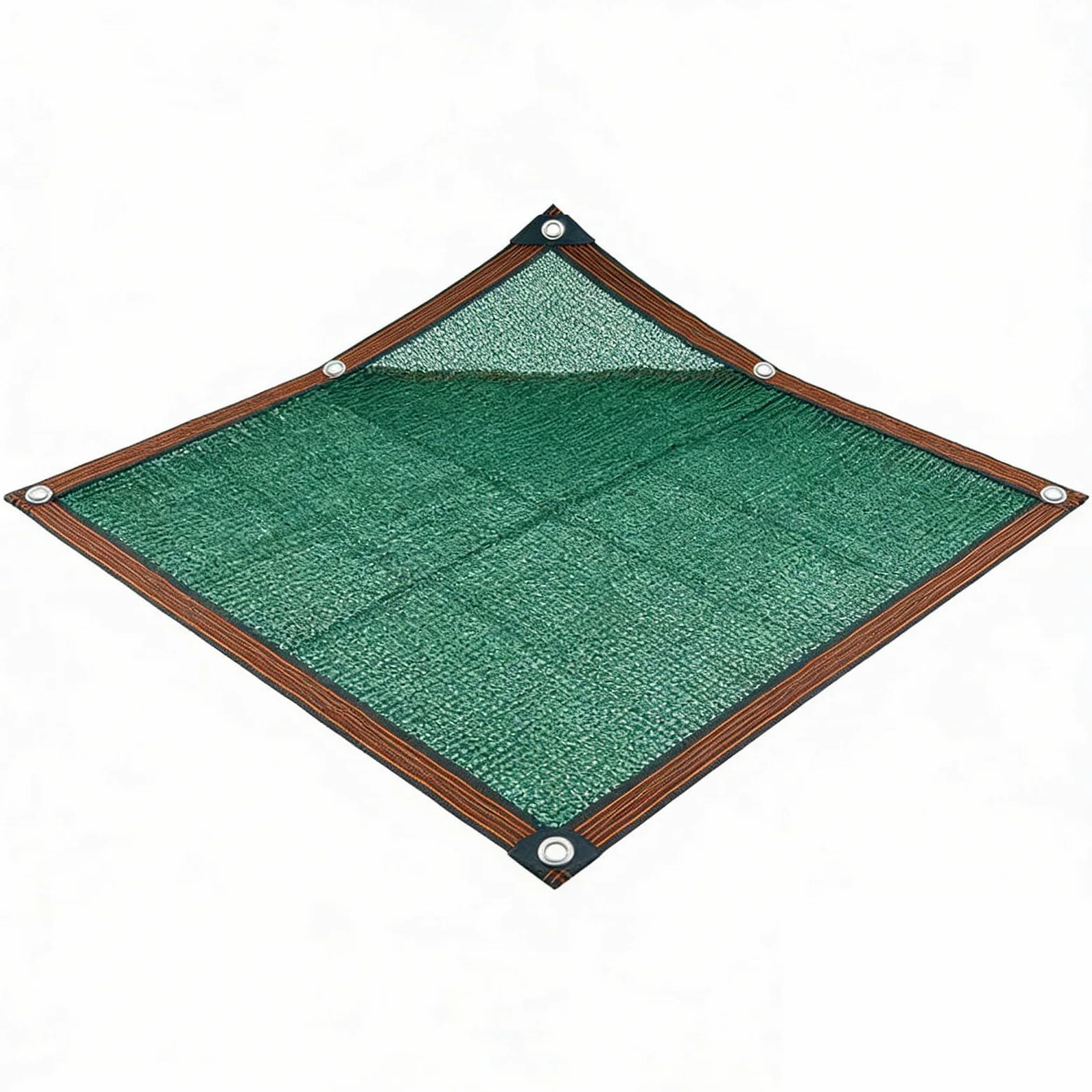 Malla de Sombreo 50% Verde Oscuro con Ojales, Red de Sombreado HDPE | Red de Sombra para Balcones, Transpirable Y Reforzada, Tela de Sombra Anti-UV para Jardín(6 x 8m (19.7 x 26.2ft))