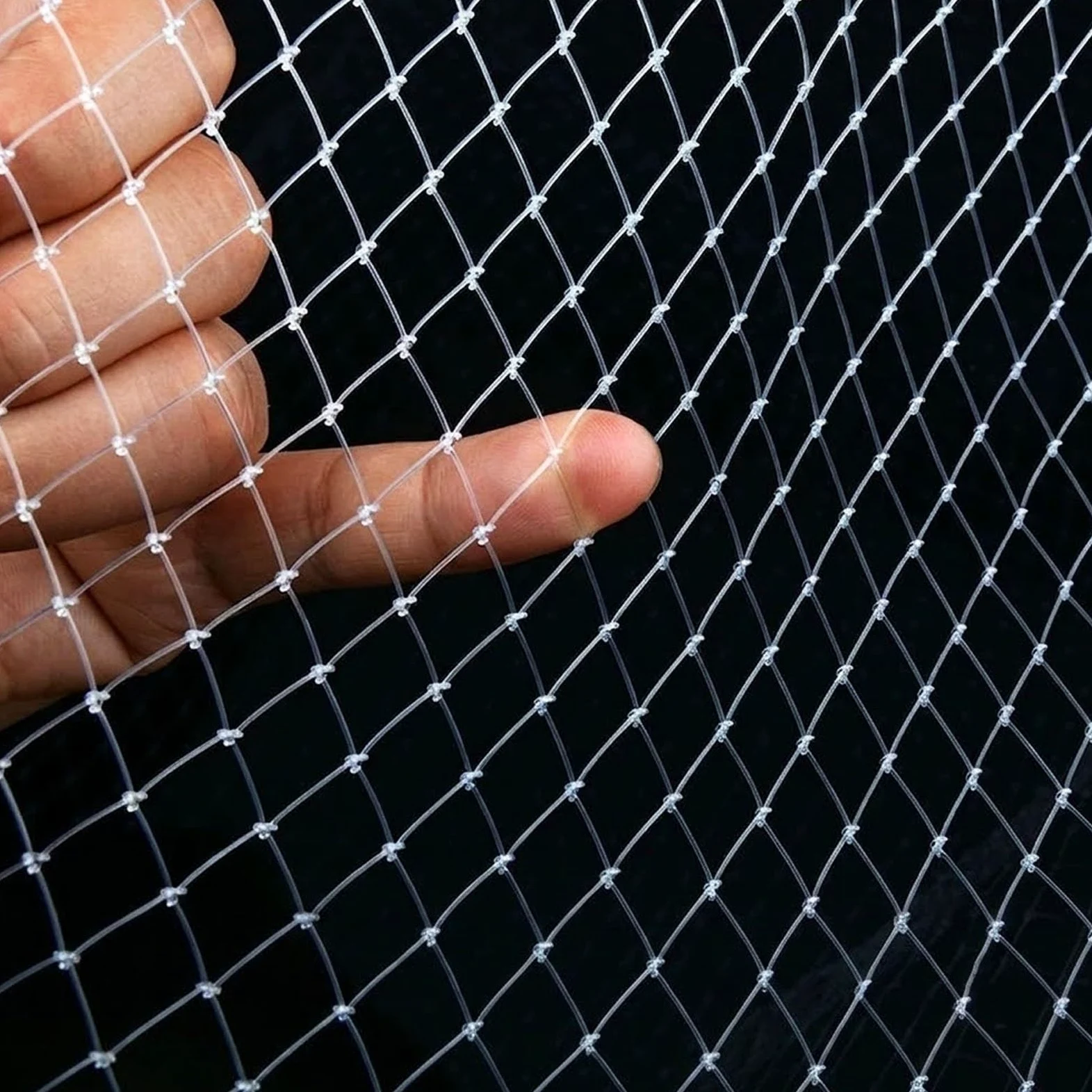 Red Antipajaros Malla Anti Pájaros para la Protección del Jardín, Resistente Malla Transparente de Nylon, Malla Reutilizable para Árboles Frutales, Verduras(23x29ft(7x9m))