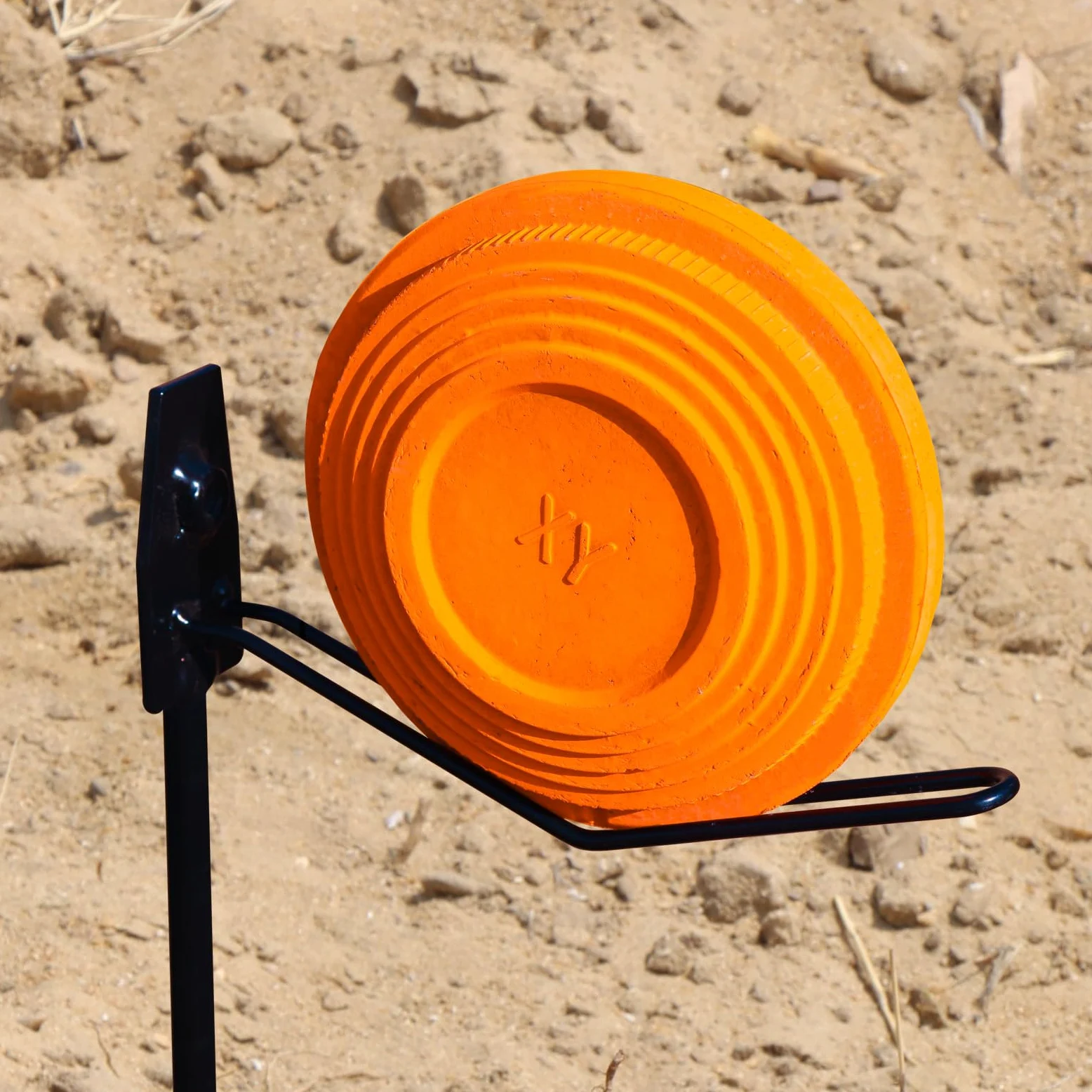 Highwild Soporte para objetivo de palomas de arcilla (paquete de 3) – Base de 3 puntas – Acero hexagonal