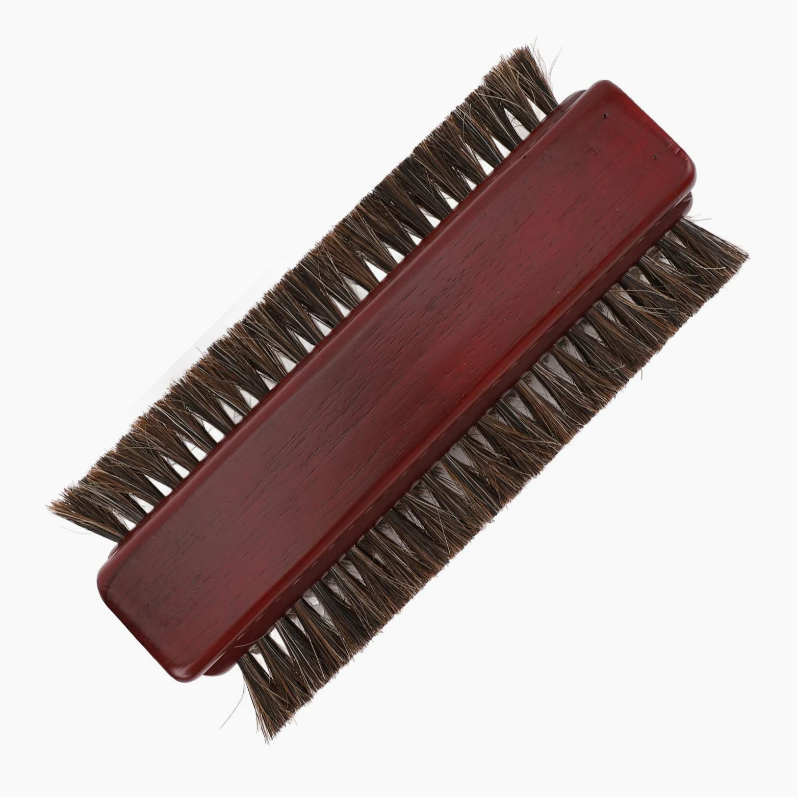 CHICIRIS Cepillo de mesa de billar, limpiador de mesa de billar, cepillo profesional de 3 lados de crin de caballo y madera con diseño de triple cara para el mantenimiento de la sala de juegos en casa