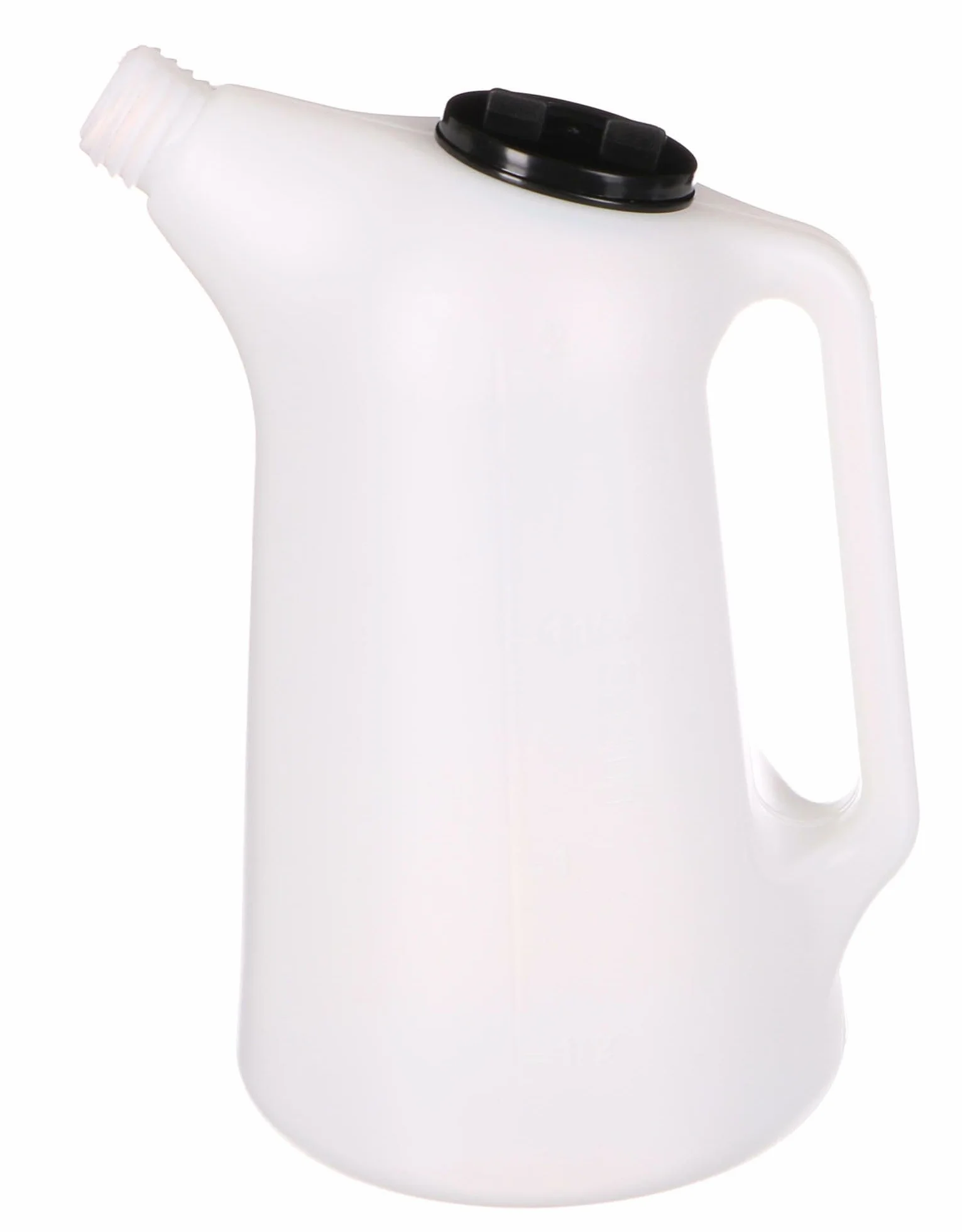MECHANIC FLUID CAN 2L | Regadera de plástico para líquidos de funcionamiento | Caño flexible | Resistente a productos químicos | Jarra de taller | Escala de medición