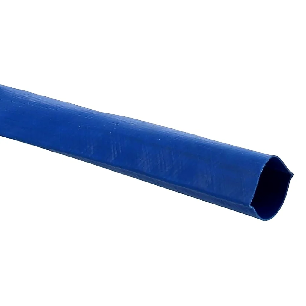 Manguera plana de suministro Ø 102 mm (4'') azul - Longitud 25 metros