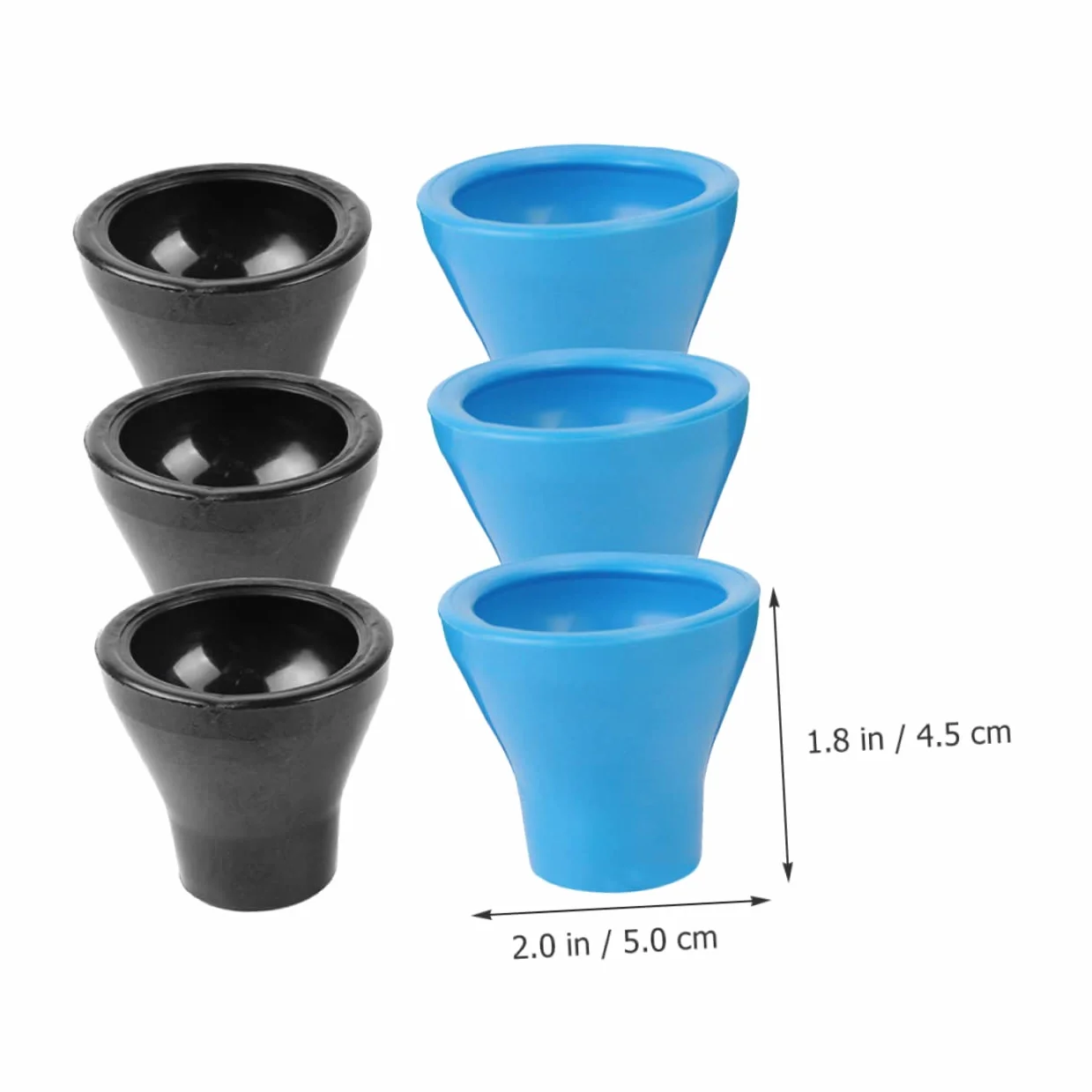 Recogebolas De Golf Portátiles con Ventosa De Goma para Putters Compactos - 6 Unidades Accesorios