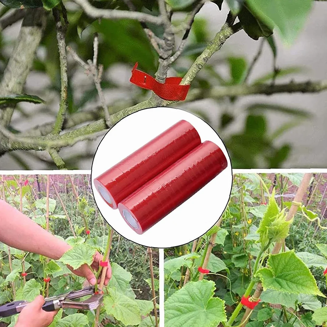 20 Rollos de Cinta para Atar Plantas + 10000 Grapas, Accesorios Universales para Máquina Atadora, Kit de Entutorado para Tomates, Vides, Pepinos, Flores, Ideal para Jardín e Invernadero