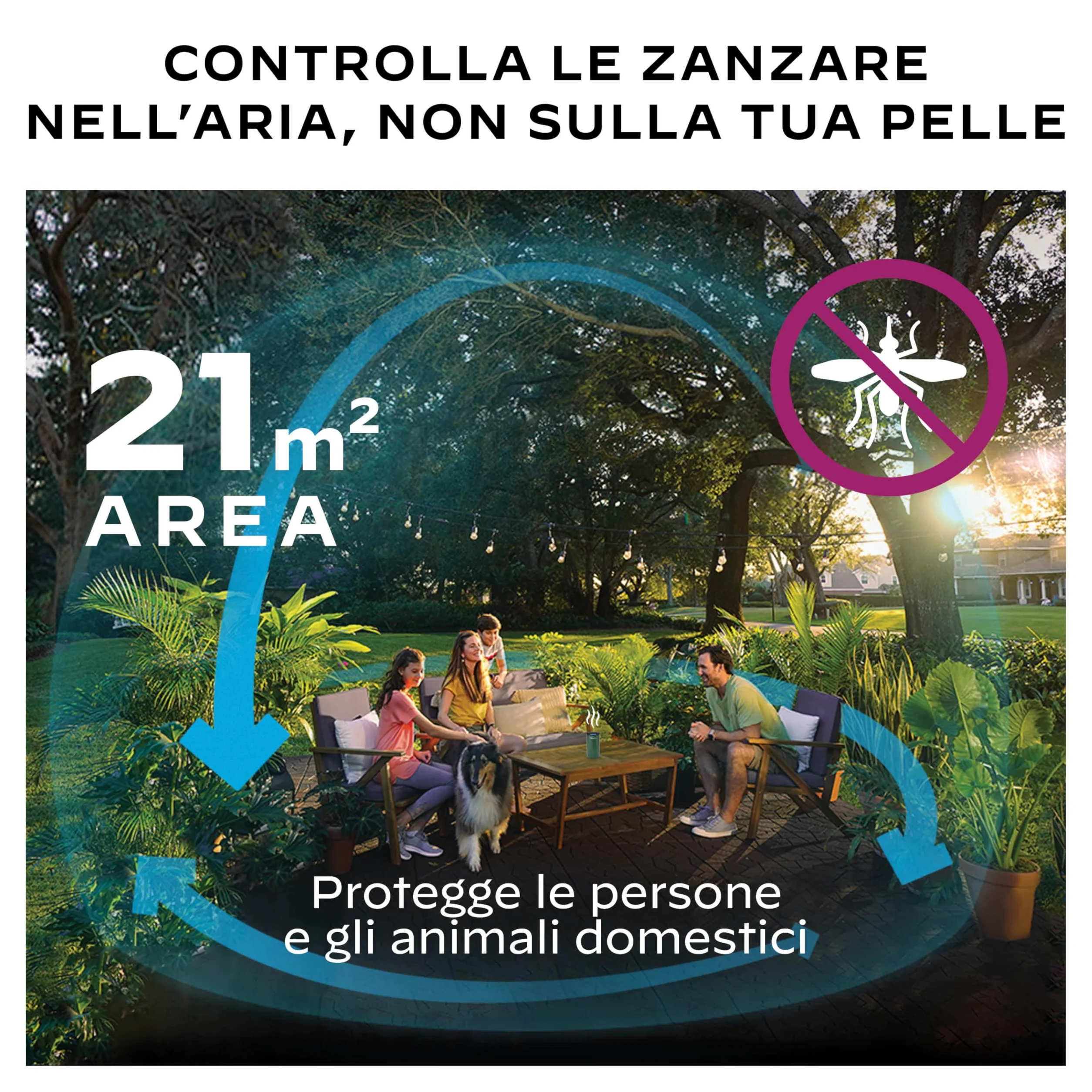 Thermacell Repelente antimosquitos Mini Halo para exterior, jardín y patio, protección eficaz 21 m², inodoro, incluye 12 horas de protección, 1 cartucho + 3 placas, verde bosque