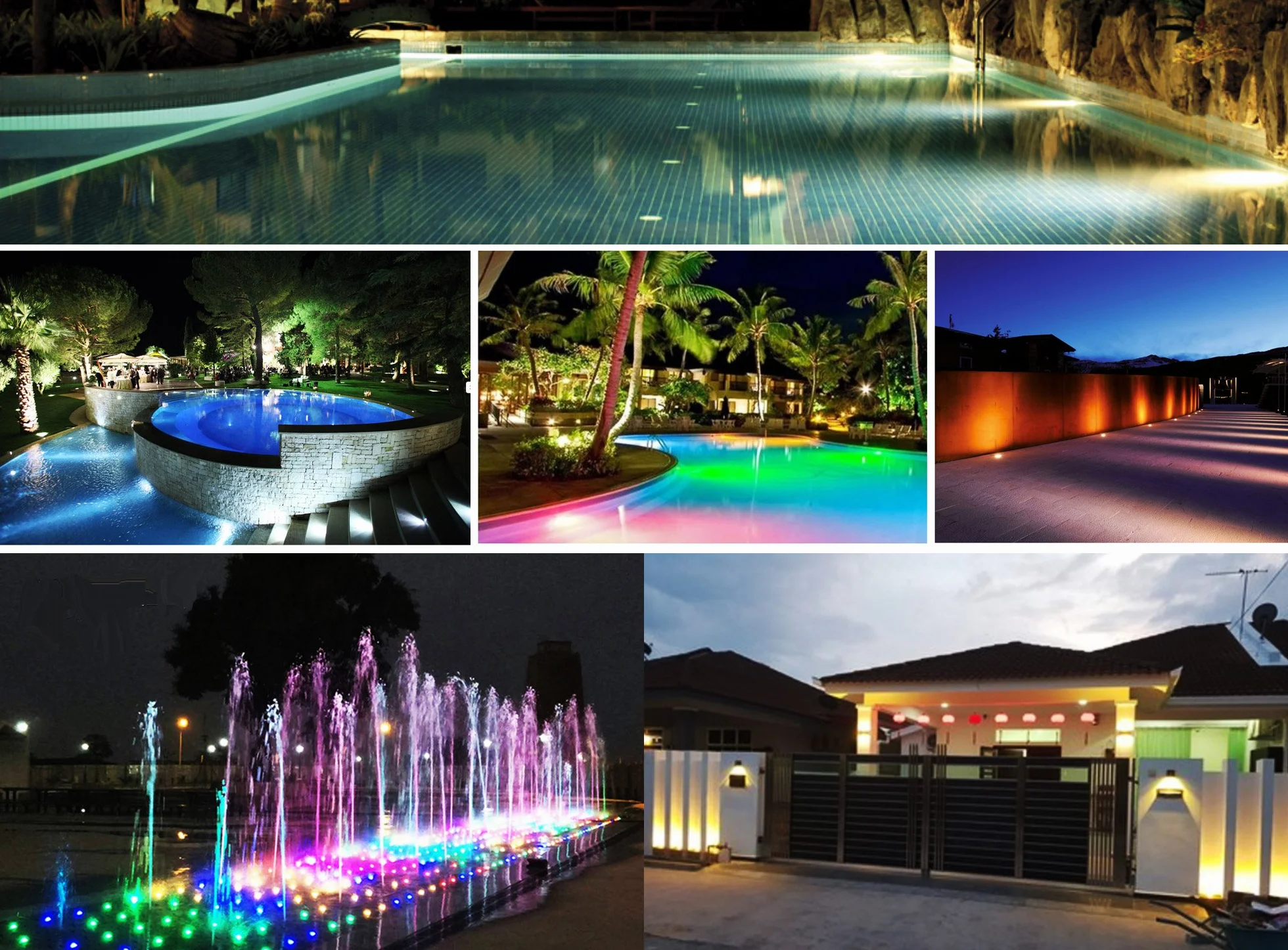 Luces LED subacuáticas para piscina, chip CREE de 3 W, 12 V-24 V CC, IP68 resistente al agua, aluminio de acero inoxidable, para piscinas, estanques, fuentes y barcos