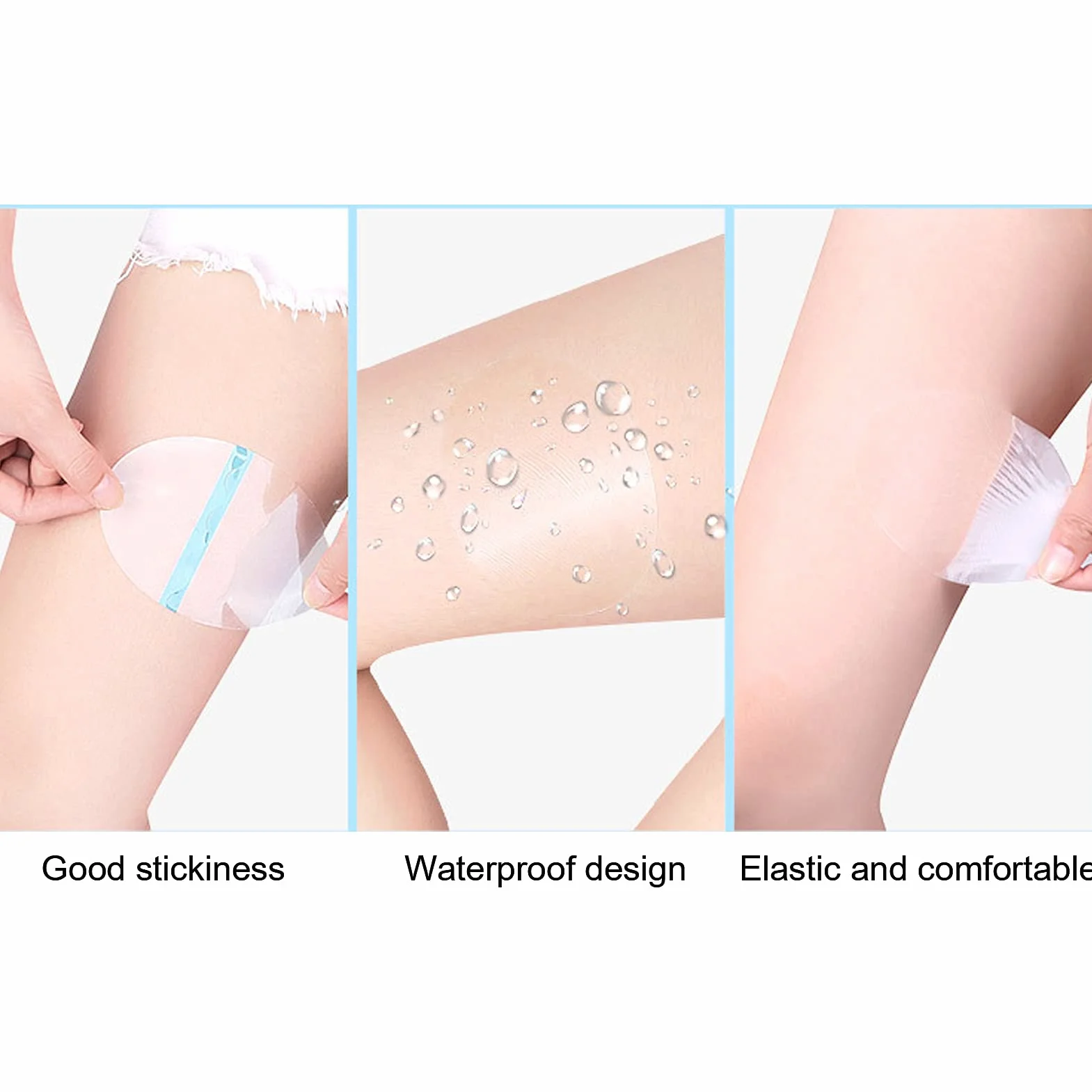 Almohadillas protectoras desechables para muslos, 10 unidades, anti-fricción rodillas y pantorrillas