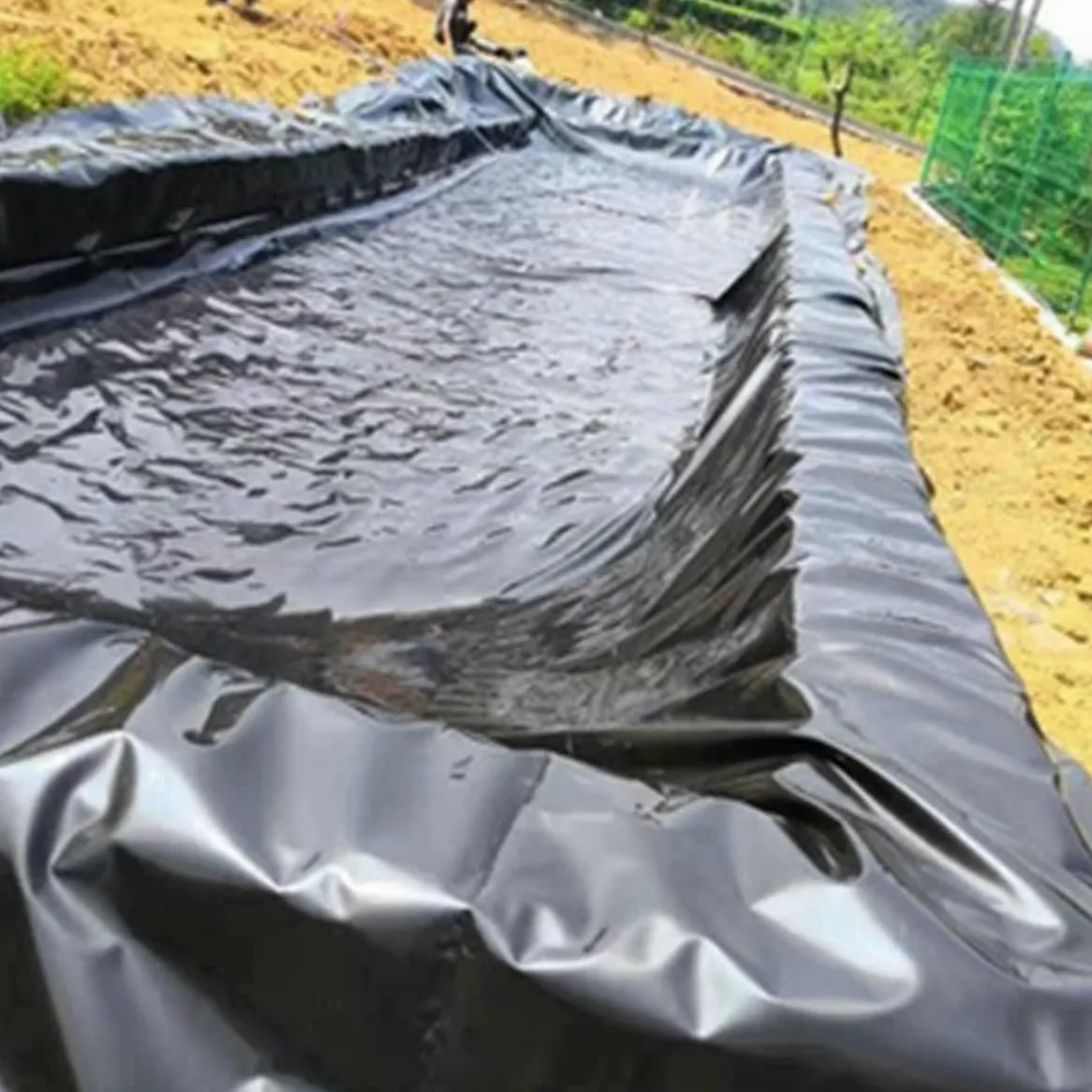 Lámina De PVC Lona Estanque Negro Revestimiento Estanque Resistente Estanques De Peces Revestimiento Preformado Membrana para Alberca De Jardín Fuentes Koi Pond Liner (Size : 4x6m)