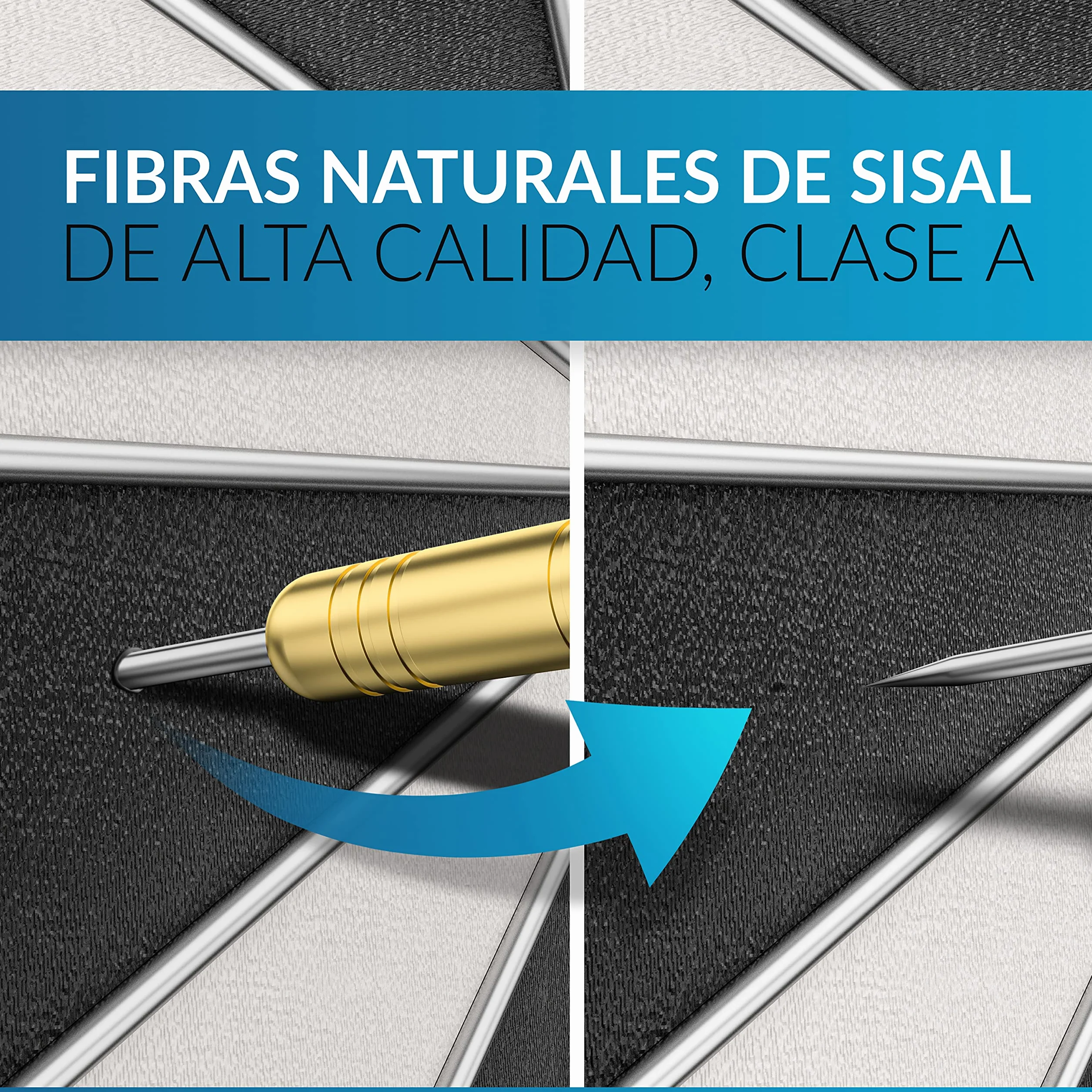 Diana de Sisal Autoreparable DartPro con 6 Dardos Profesionales